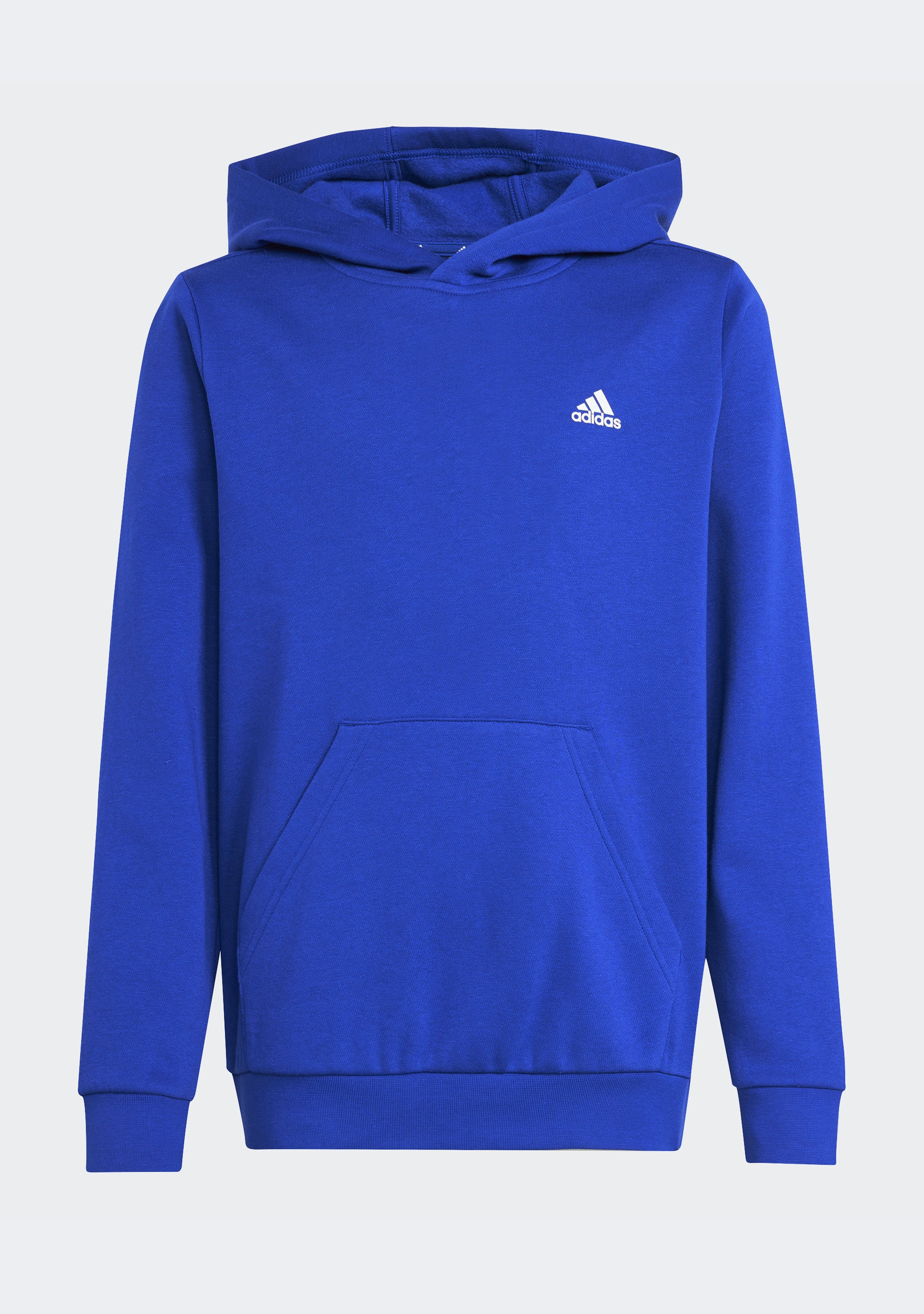Adidas Kids' Essentials Small Logo Fleece Hoodie - Soft & Cozy Pullover for Boys & Girls | Perfect for School, Playdates & Outdoor Activities