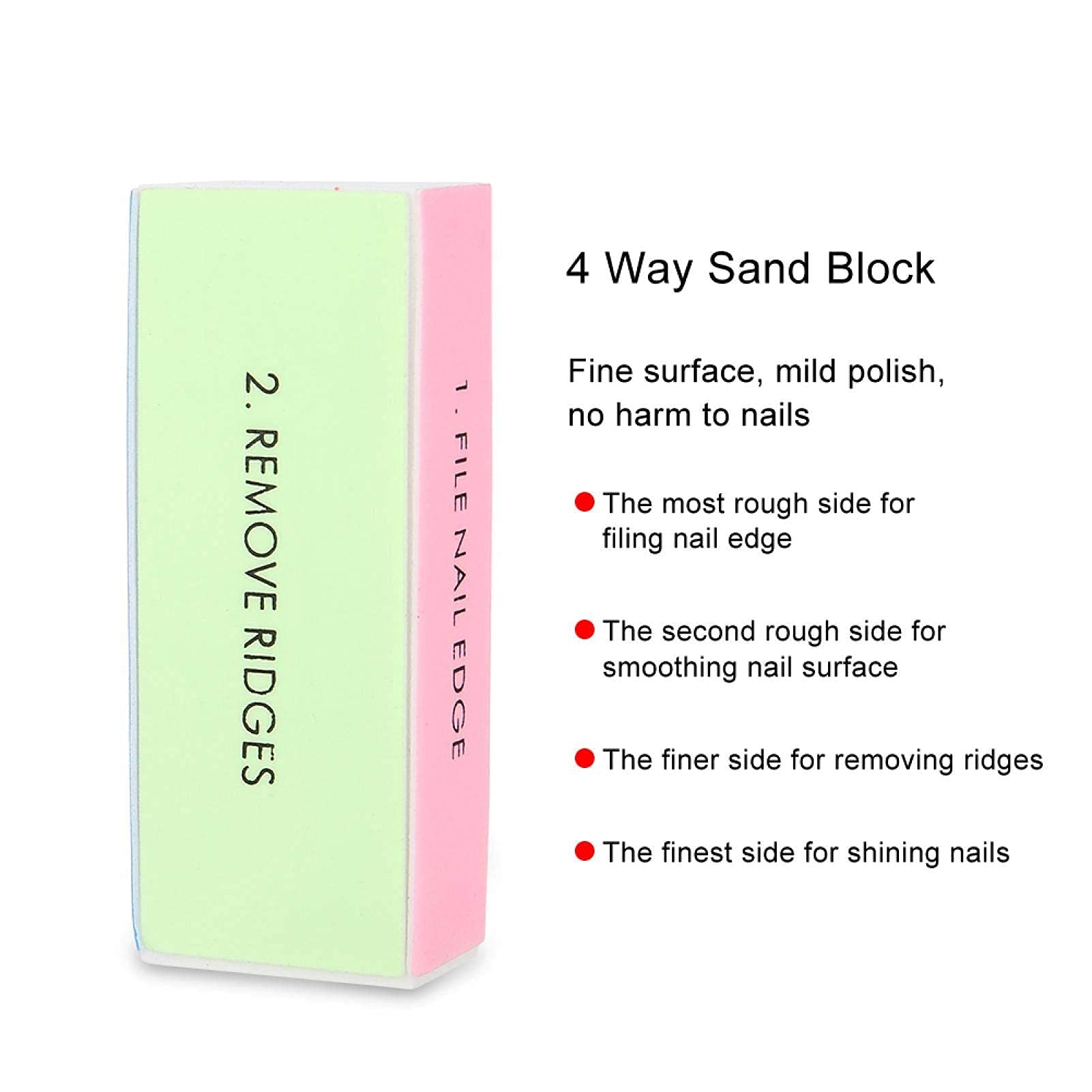 Professional Nail Files and Buffers Set - Manicure & Pedicure Kit for Women & Girls - Nail Care Tools for Smooth, Shiny Nails - Perfect for Home Salon, Travel, and DIY Nail Art
