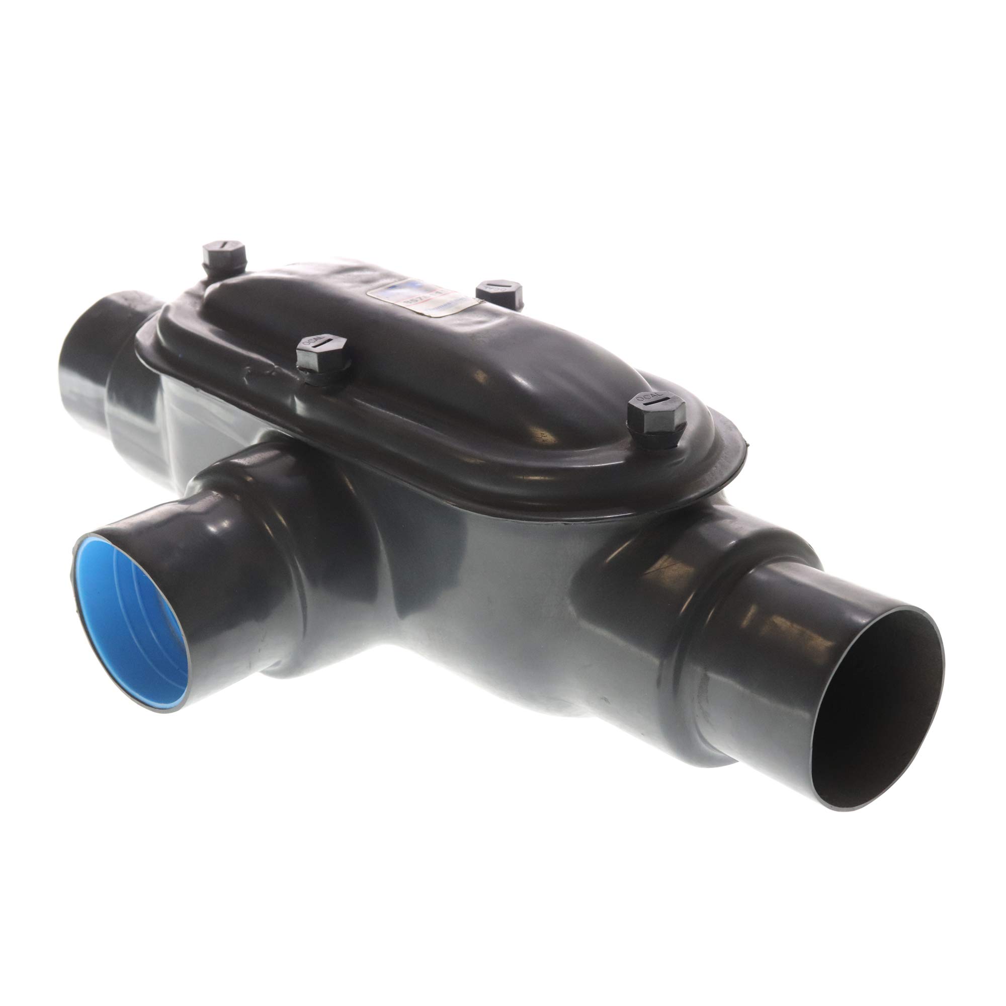 Ocal T68-4X-G Type T Conduit Body and Cover - 2 Inch Form 8 Gray Iron Dark Gray - Durable Electrical Conduit Fitting for Commercial and Industrial Wiring Applications