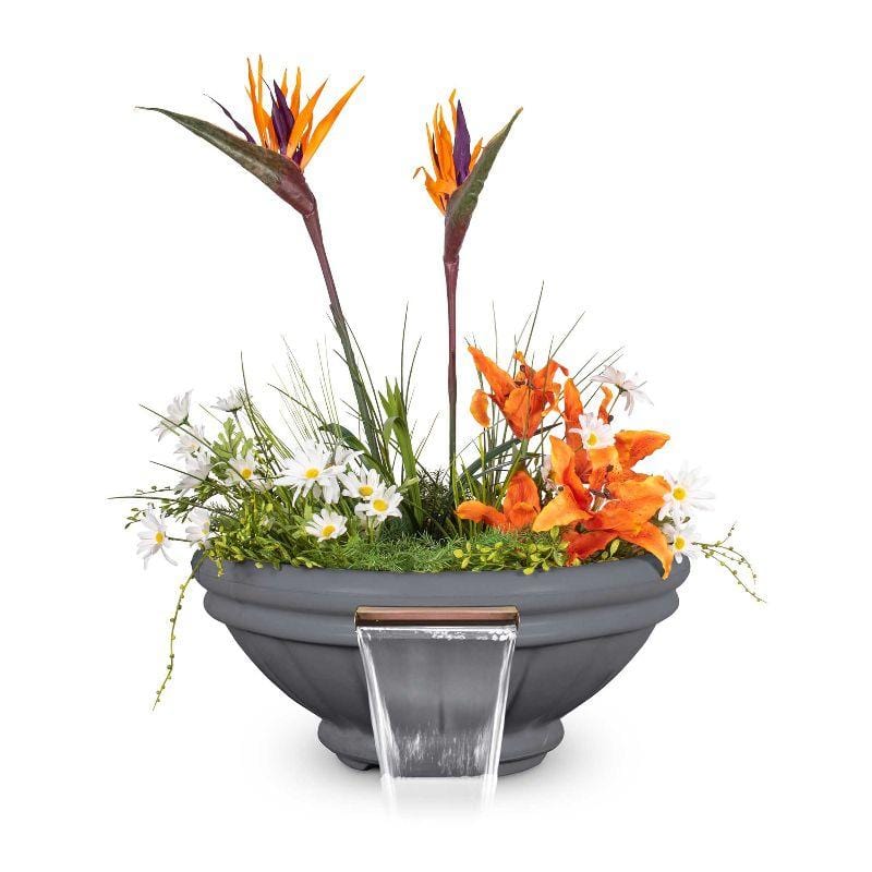 Premium Roma Planter with Built-in Water Bowl - Self-Watering Flower Pot for Indoor & Outdoor Plants - Perfect for Succulents, Herbs, and Small Flowers - Ideal for Home, Garden, and Office Decor