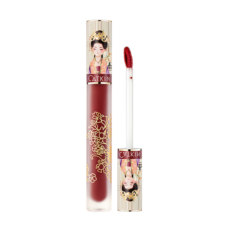 CATKIN Crystal Stone Velvet Matte Lip Gloss - Long Lasting Hydrating Liquid Lipstick with Velvet Finish | Perfect for Everyday Wear, Date Night & Special Occasions