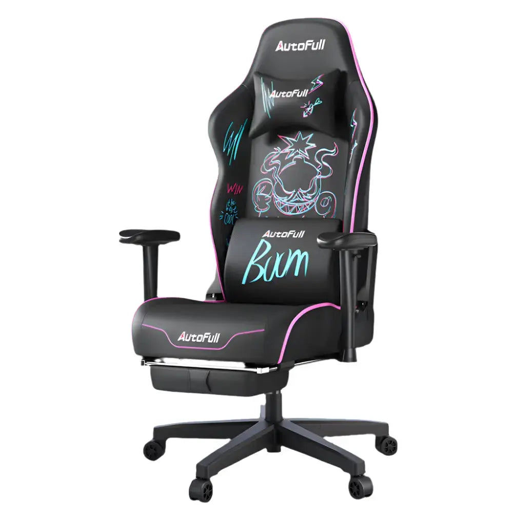 AutoFull C3 Pro Ergonomic Gaming Chair with Upgraded Lumbar Support - Perfect for PC Gaming, Office Work & Home Comfort