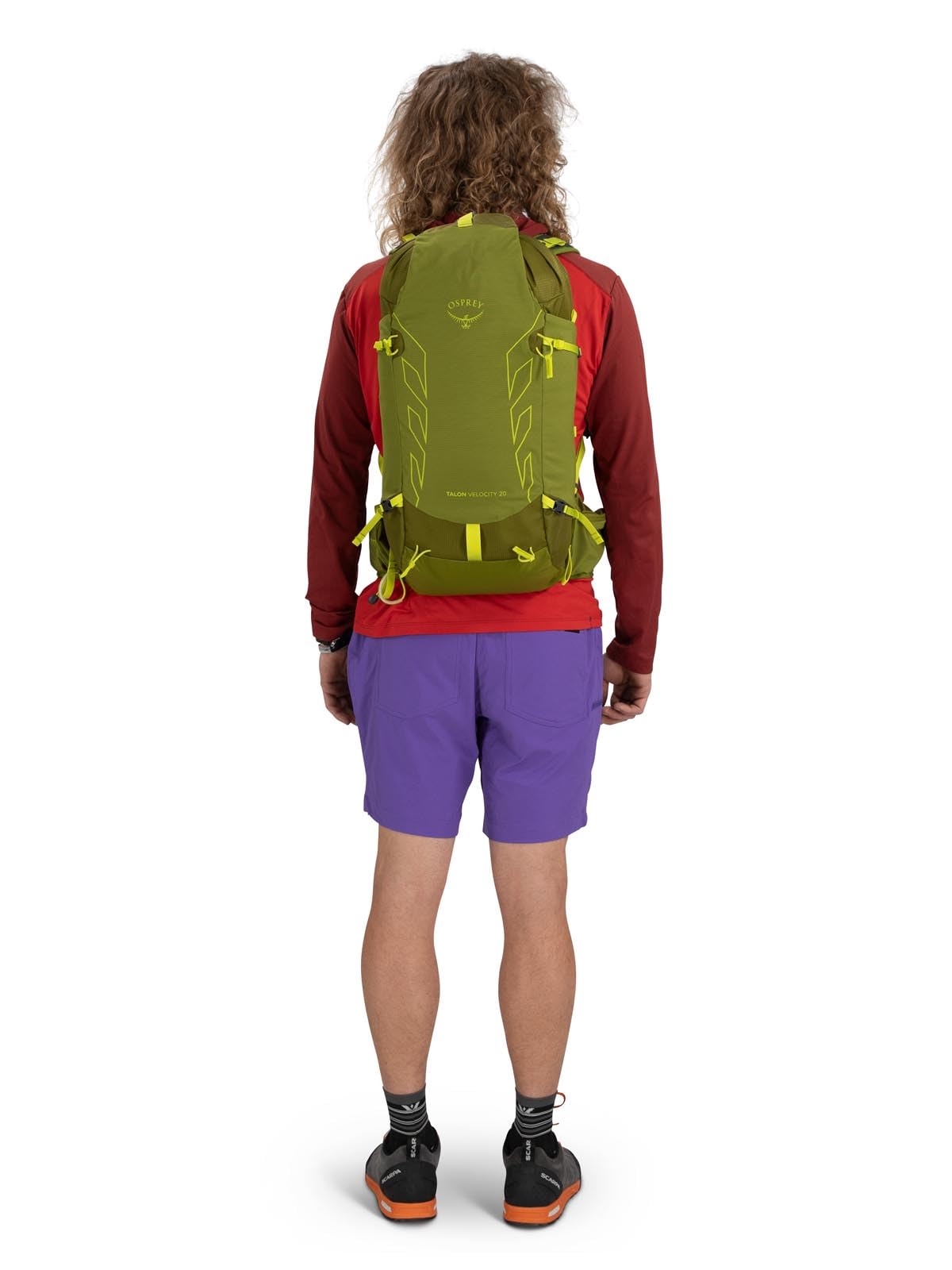 Osprey Talon Velocity 20L Men's Hiking Backpack - Lightweight Daypack for Outdoor Adventures, Dark Charcoal/Tumbleweed, S/M - Perfect for Hiking, Camping & Travel