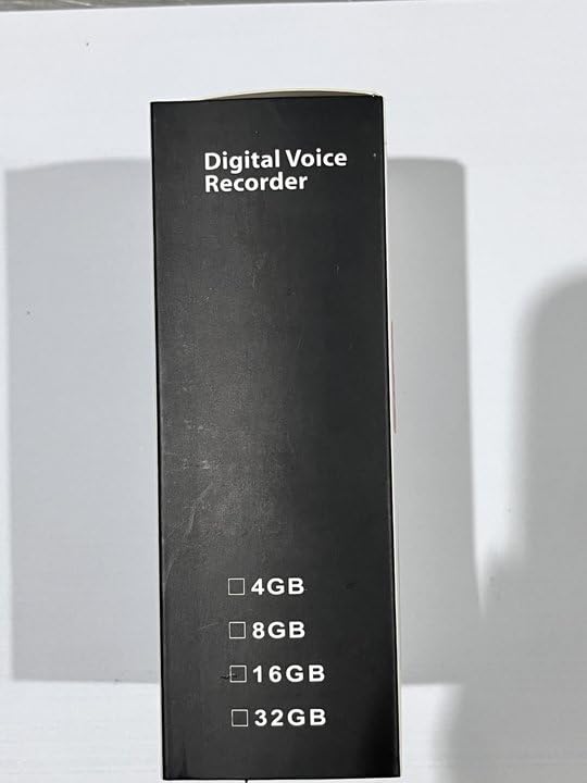 COVVY 16GB Digital Voice Recorder - Portable Audio Recorder with LCD Screen, MP3 Player, Sound Recorder for Lectures, Meetings & Interviews (Black)