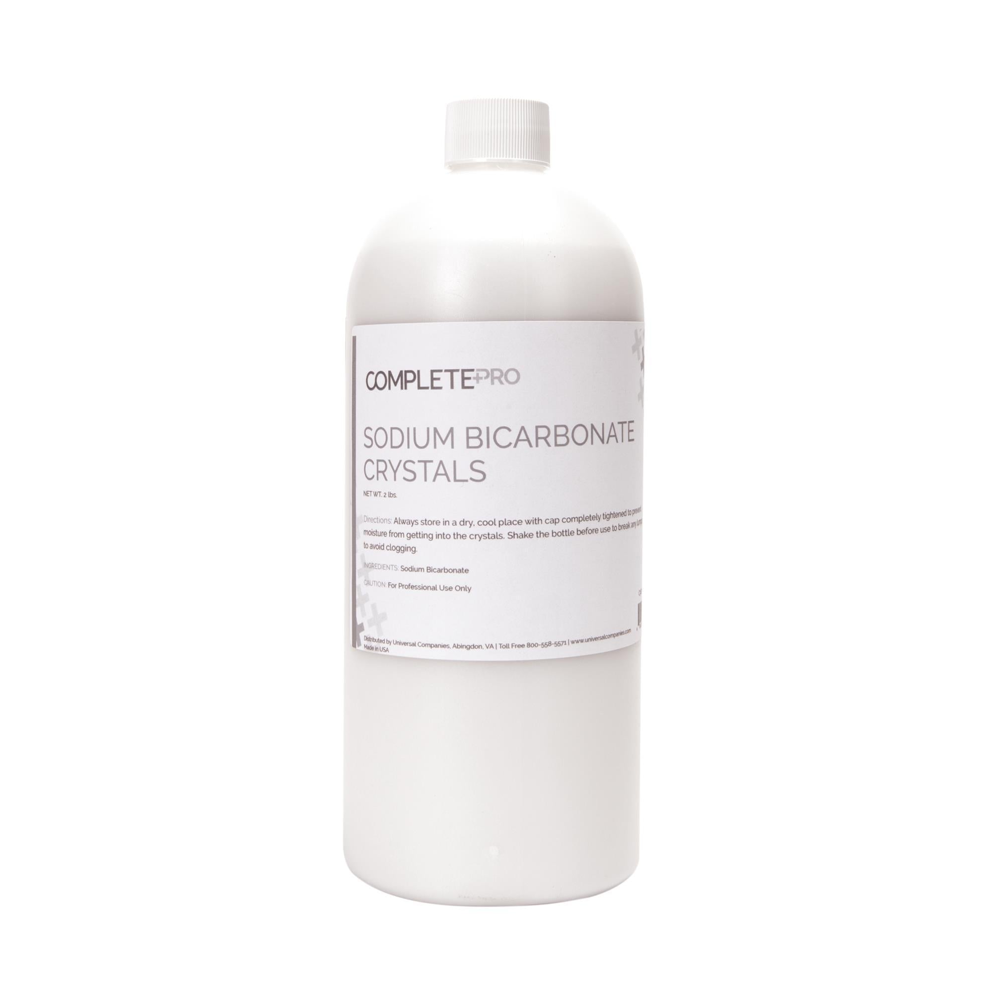 Complete Pro Sodium Bicarbonate Crystals - 2 lbs Pure Baking Soda for Cooking, Cleaning & DIY Projects | Ideal for Baking, Deodorizing & Household Use