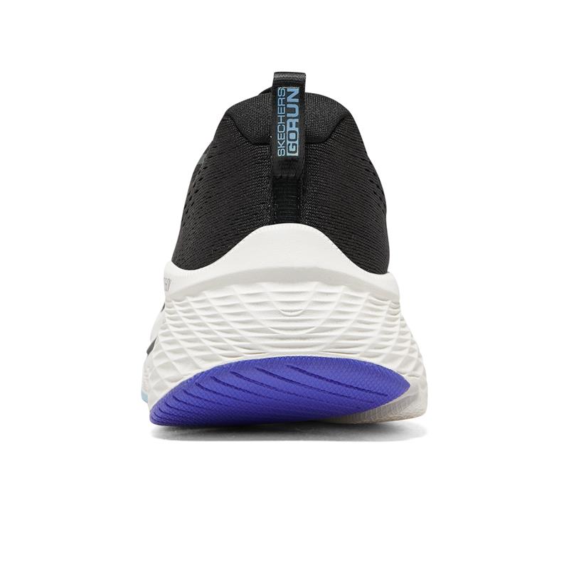 MAX CUSHIONING ELITE 2.0 Running Shoes for Men - Black/Purple (129601/BKPR) - Lightweight Athletic Sneakers for Jogging, Gym Workouts & Daily Wear