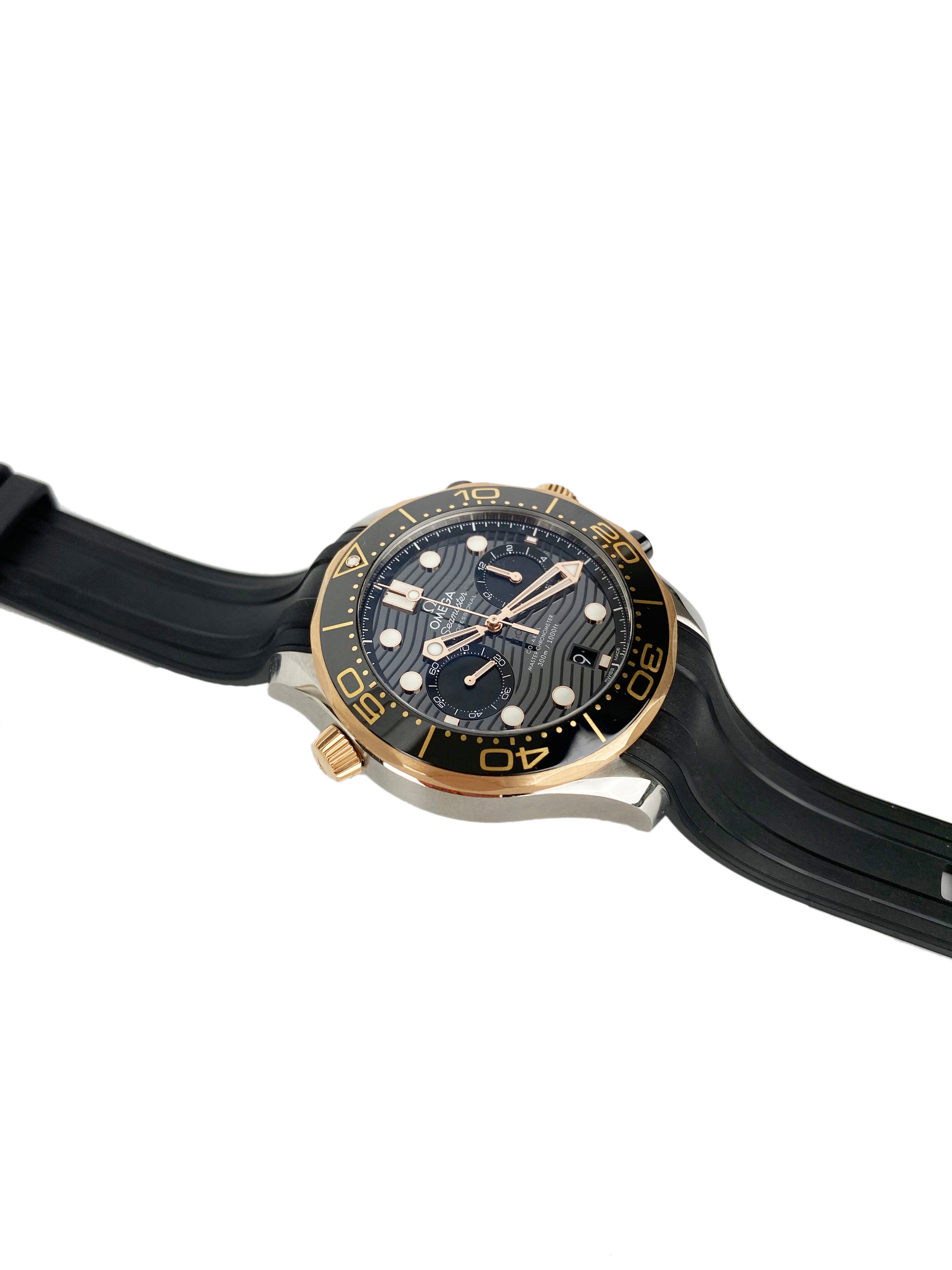 Omega Seamaster Diver 300M Co-Axial Master Chronometer Men's Watch - Luxury Swiss Automatic Dive Watch for Professional Scuba Diving & Everyday Wear