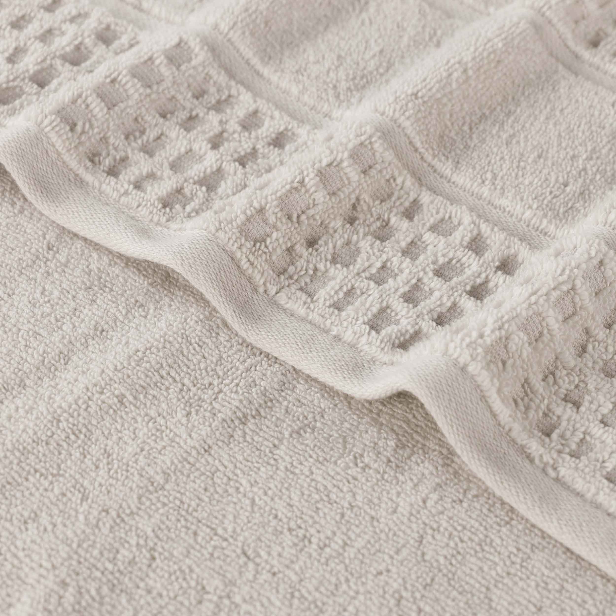 Premium Zero Twist Cotton Waffle Bath Towels - Ultra Soft & Absorbent Honeycomb Weave - Set of 3 for Spa, Bathroom & Beach Use