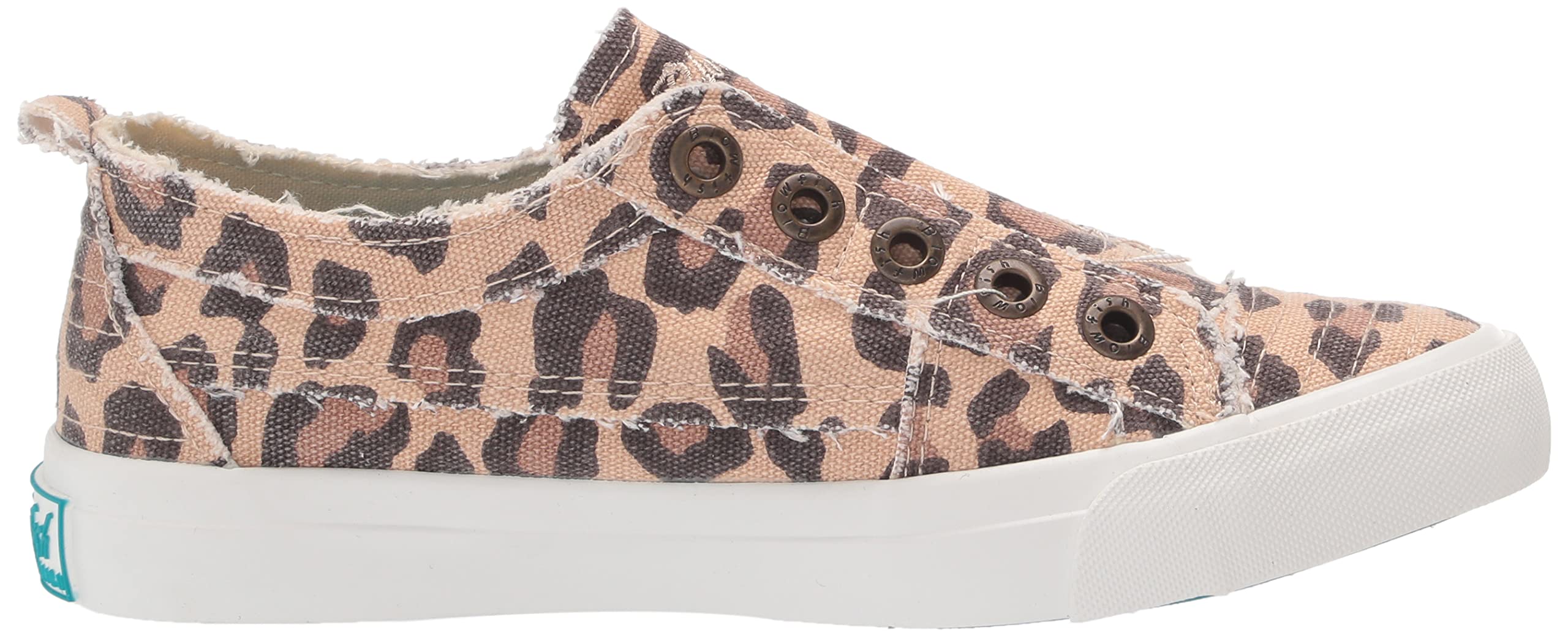 Blowfish ZS-0061-518 Women's Slip-On Sneakers - Comfortable Laceless Casual Shoes with Jumbo Kitty Design - US Size 6.5 - Perfect for Everyday Wear, Running Errands & Casual Outings