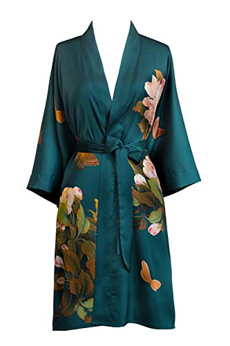 Peony & Butterfly - Vintage Teal