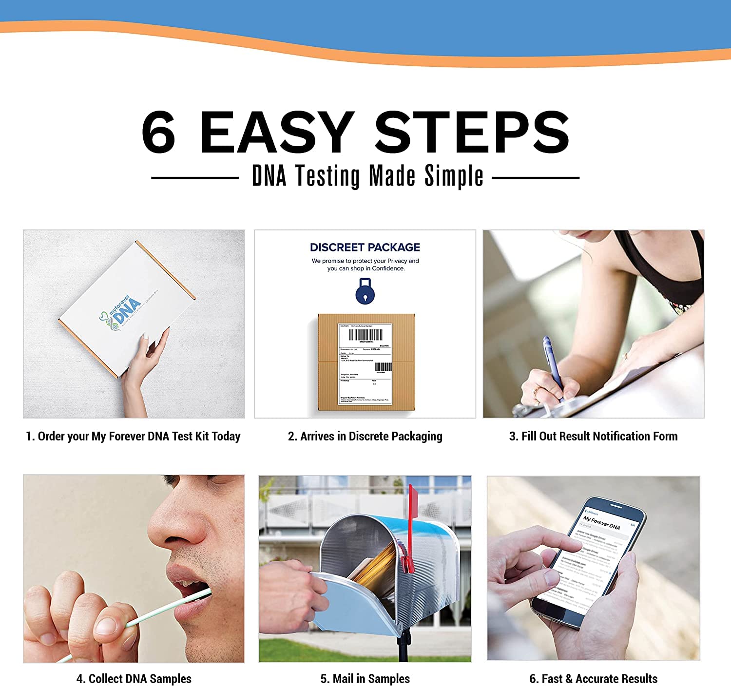 Home Paternity DNA Test Kit for 2 Children & 1 Alleged Father | 24 Genetic Markers Tested | Includes Lab Fees & Free Shipping | Accurate & Confidential Results | Perfect for Legal Proof, Peace of Mind & Family Bonding