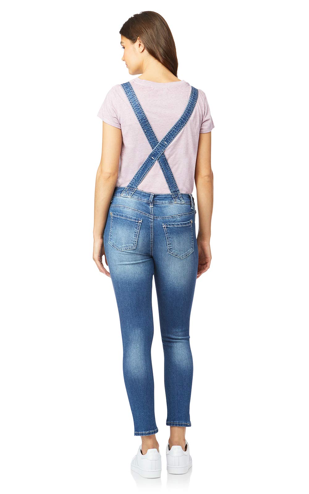 Women's Wide Leg Denim Overalls - High Waisted Vintage Jumpsuit with Pockets | Casual Outfit for Streetwear, Music Festivals & Boho Style