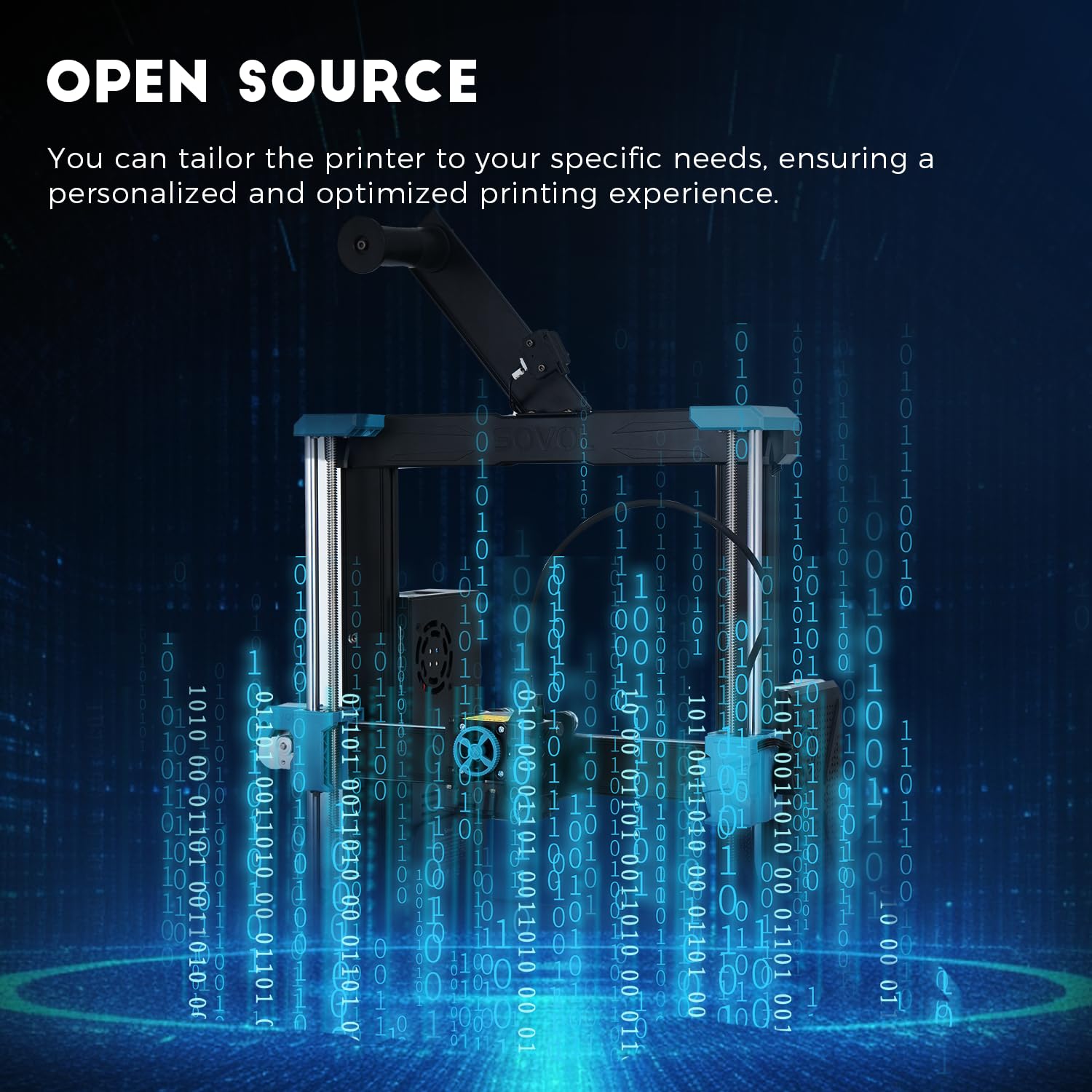 Sovol SV06 ACE High-Speed 3D Printer with Auto Leveling & Camera | 600mm/s Printing | 8.66x8.66x9.84in Build Volume | Open Source Dual Gear Direct Drive | Perfect for Home DIY, Prototyping & Educational Projects