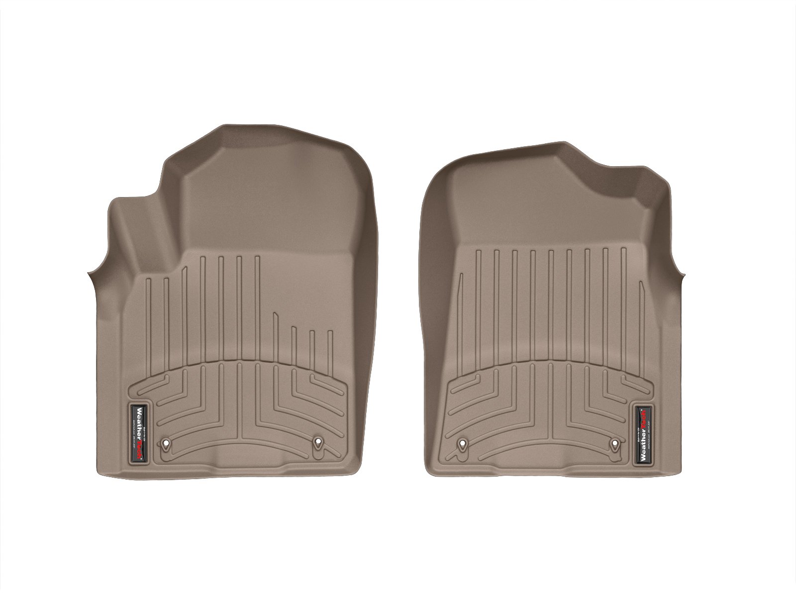 WeatherTech Custom Fit FloorLiners for Nissan Armada & Infiniti QX80 (1st Row) - Premium All-Weather Protection - Tan (Part# 453361) - Perfect for Off-Roading, Family Road Trips & Daily Commutes
