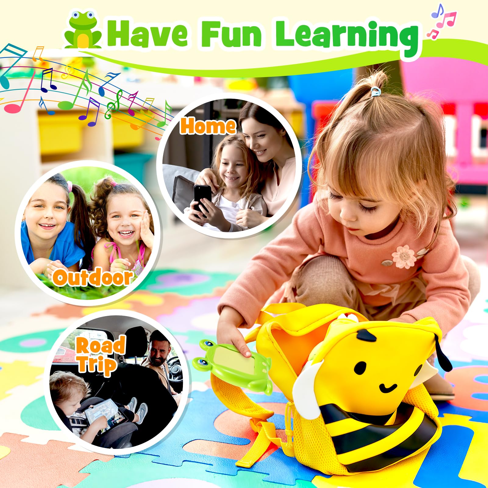 Educational Talking Flash Cards for Toddlers Age 2-3 | 224 Sight Words Learning Toys | Autism Sensory Toys & Speech Therapy Gifts | Perfect for Preschool Learning, Home Schooling & Travel Activities