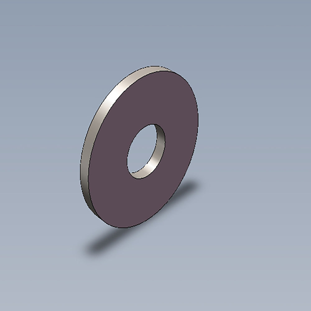 MM493C 44 Big Flat Washer D8 - Heavy Duty Metal Washers for Industrial Machinery, Automotive & Construction Use
