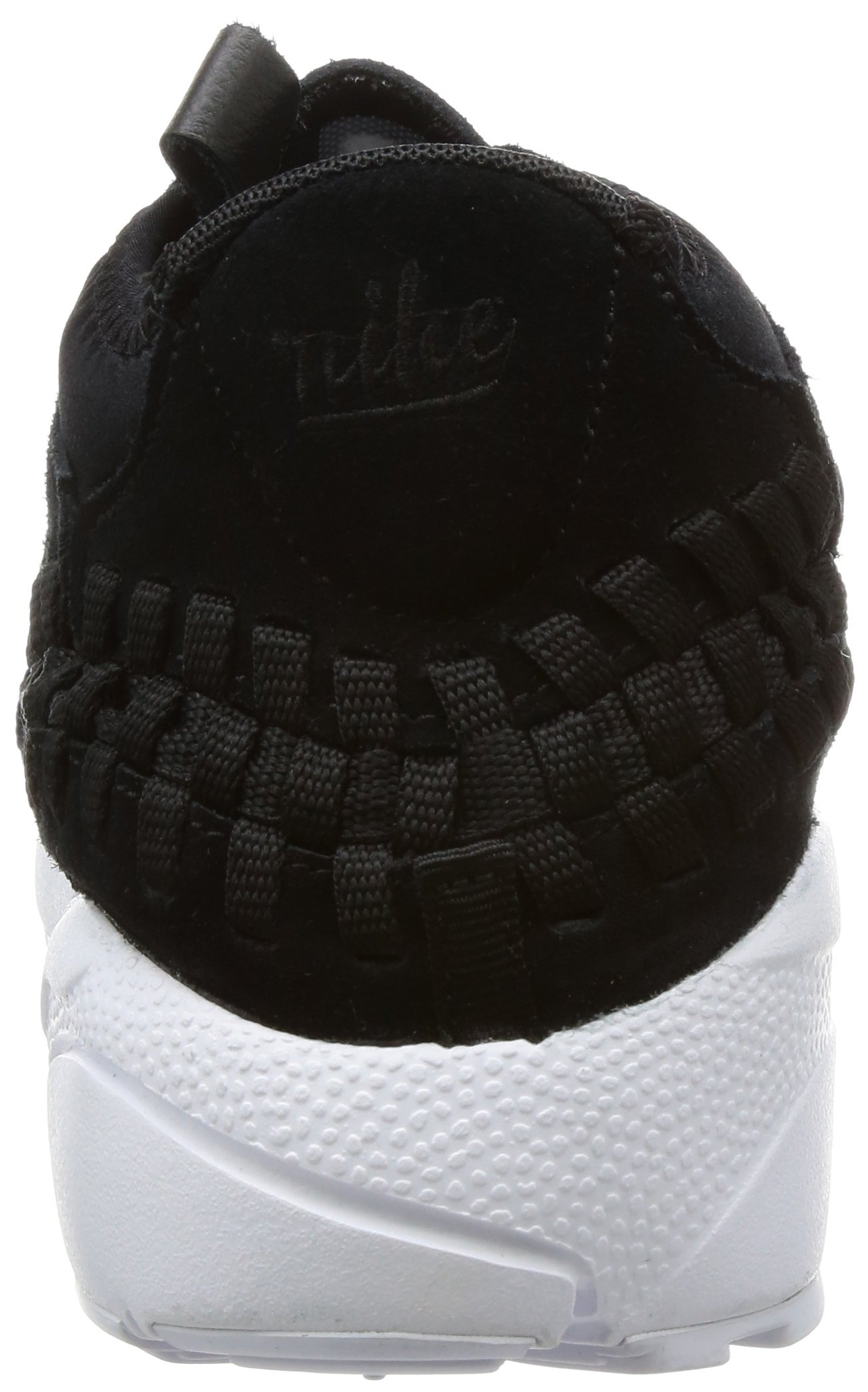 Nike Men's Air Footscape Woven Chukka Sneakers - Black/White - Size 8.5 M US - Comfortable Casual & Athletic Shoes for Walking, Running, and Everyday Wear