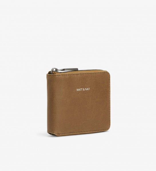 Matt & Nat Vegan Leather Watson Wallet in Chili Red - Stylish & Eco-Friendly RFID Blocking Wallet for Everyday Use, Travel & Business