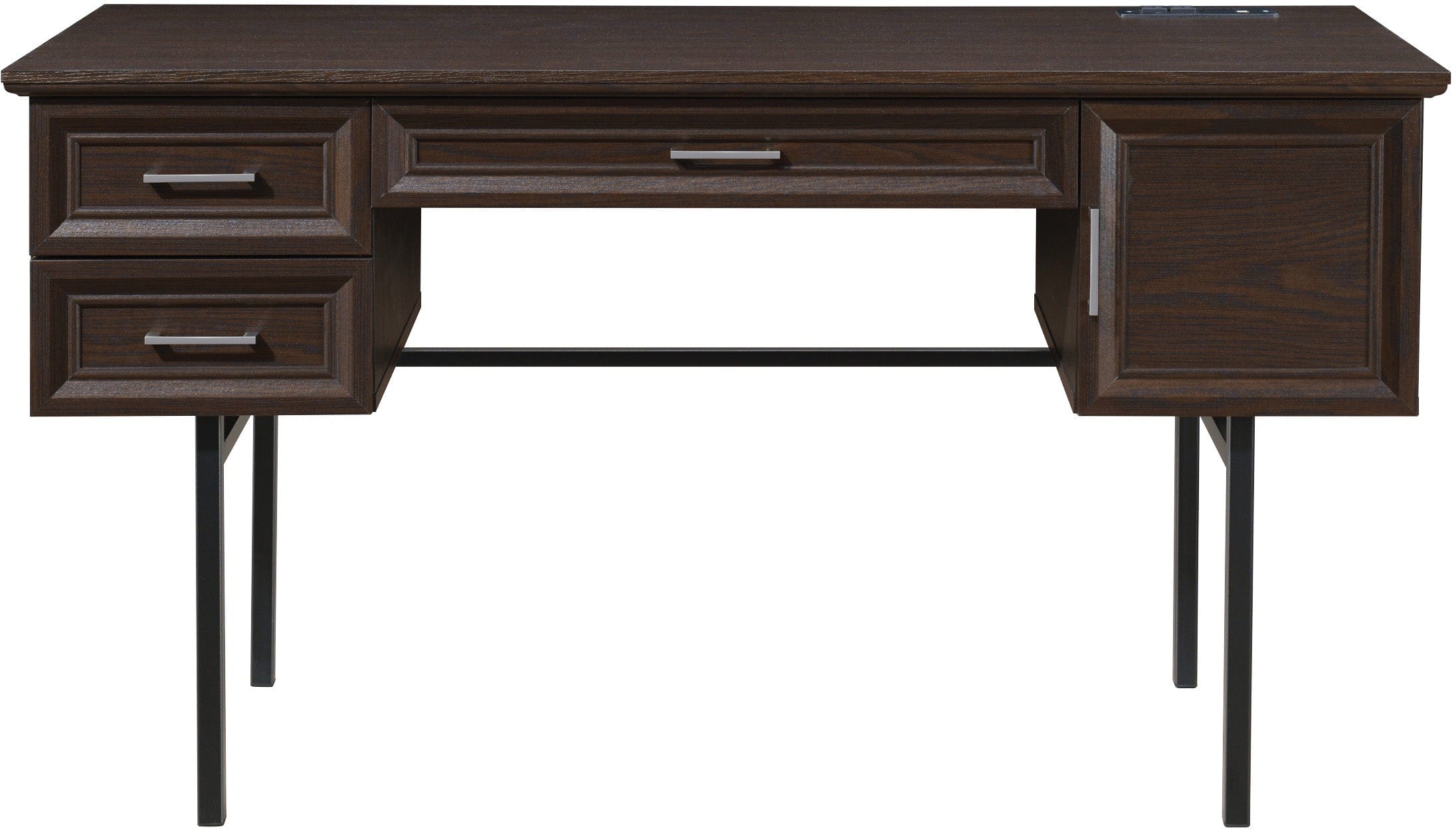 Office Star Jefferson Executive Desk with Power Outlet [JEF5422ED] - Premium Home Office & Workspace Solution for Professionals