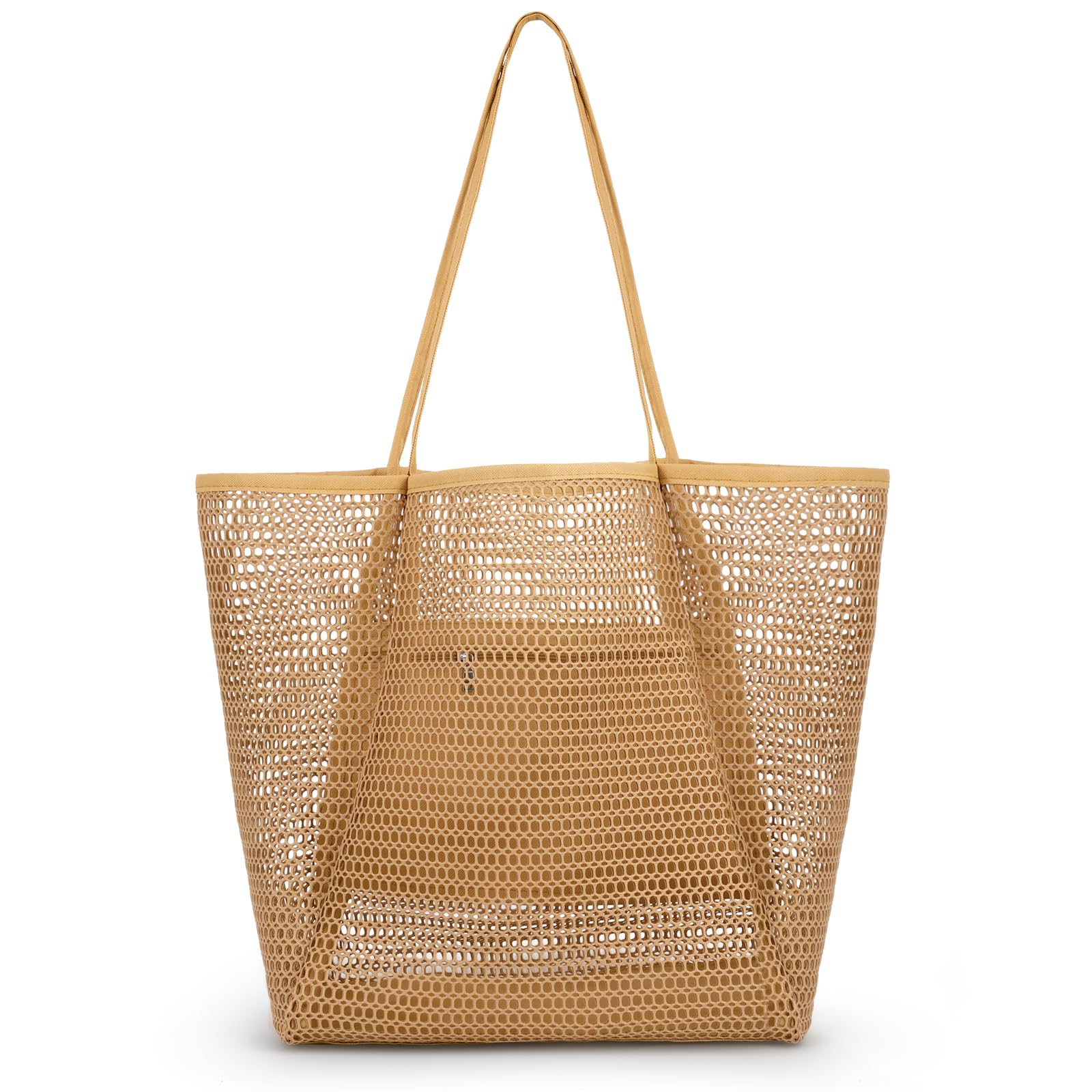 iioscre Mesh Beach Tote Bag for Women - Large Waterproof Casual Hobo Bag for Pool, Beach & Travel | Perfect for Swimming, Vacation Essentials & Summer Outings
