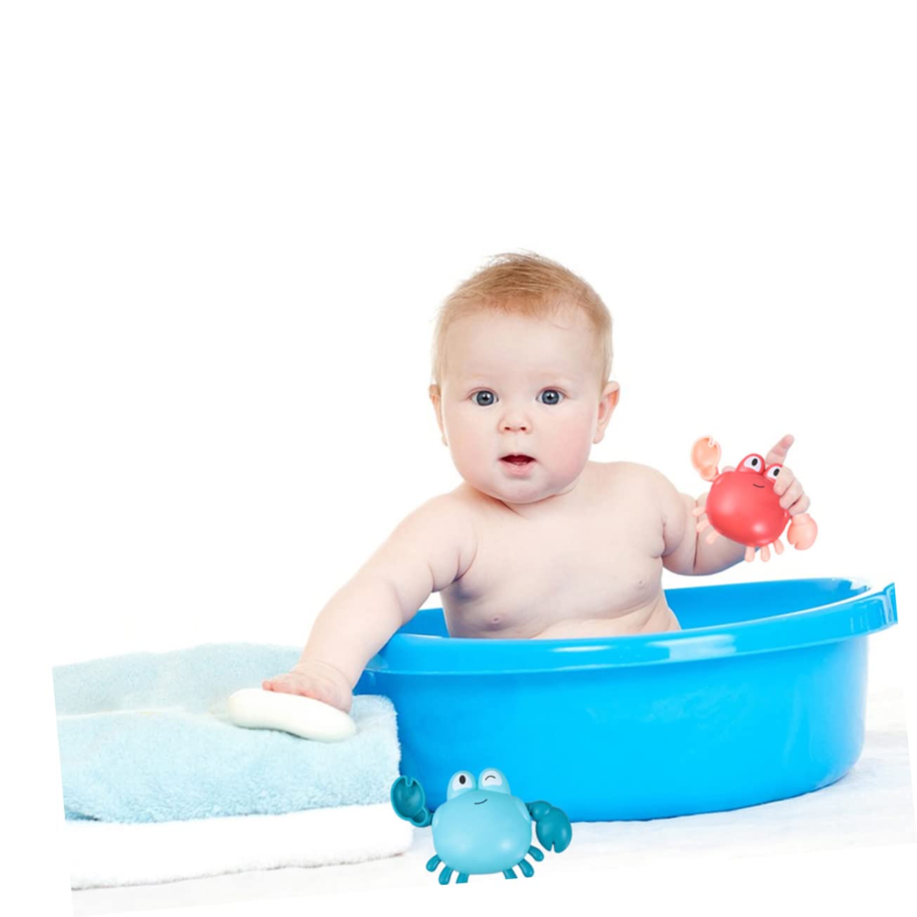 Totority 3-Piece Plastic Bathtub Toy Set for Kids - Fun Bath Time Playthings, Durable Bath Toys for Toddlers & Babies - Perfect for Water Play, Sensory Development & Bathtub Fun