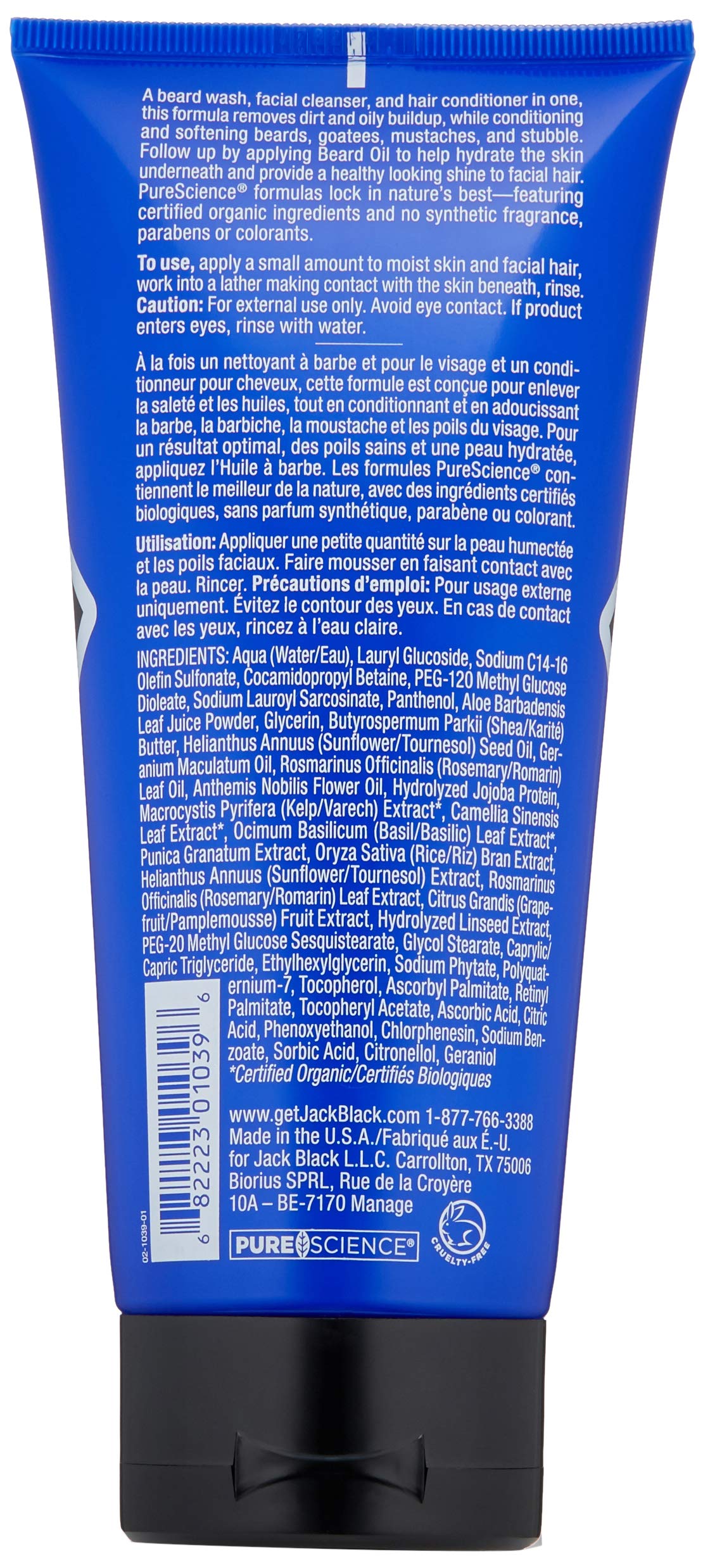 Jack Black Beard Wash & Conditioner for Men - Hydrating & Softening Beard Care Kit with Natural Ingredients | Perfect for Daily Grooming & Gift for Him