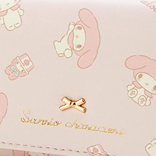 Kawaii Anime Girl PU Leather Short Wallet for Women - Cute Cartoon Purse with ID Credit Card Slots & Coin Pocket - Pink Clutch Buckle Case for Daily Use, School, Shopping & Travel
