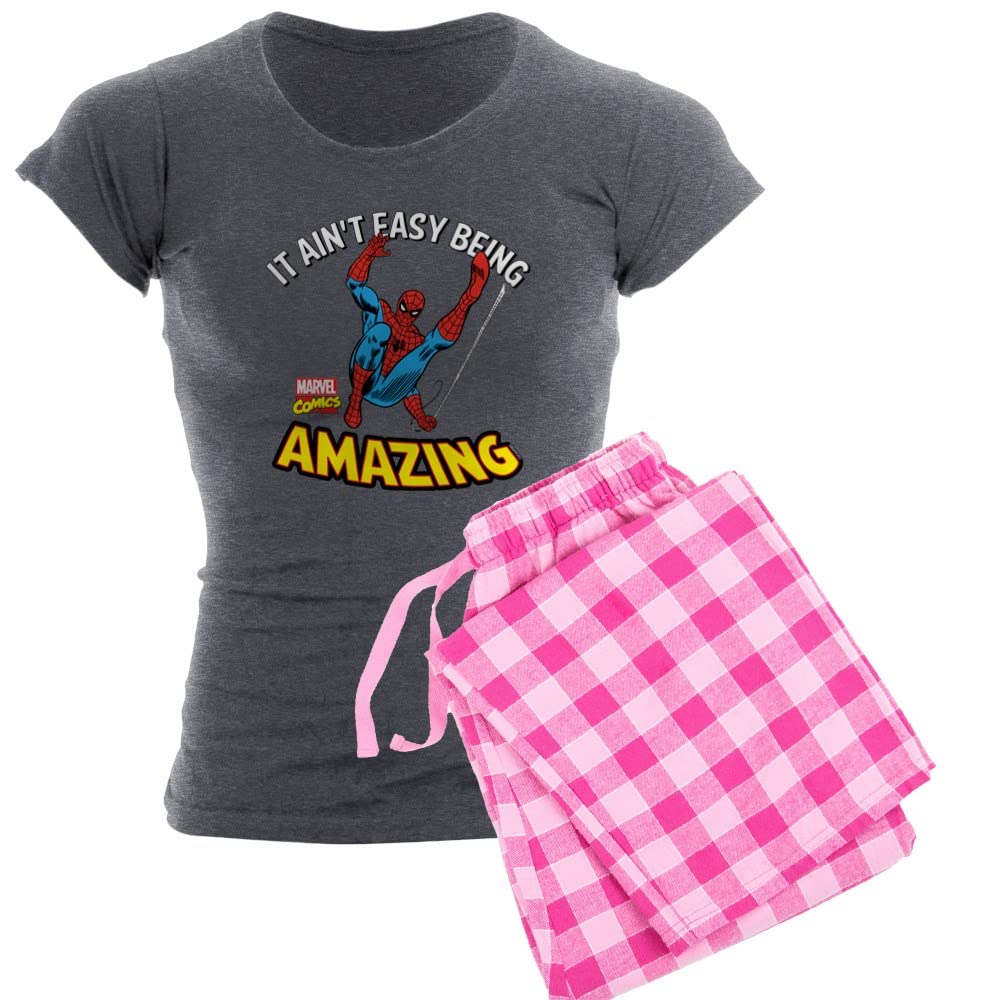 Spider-Man Amazing Women's Pajama Set - Superhero Sleepwear for Marvel Fans - Perfect for Halloween, Cosplay & Lounge Wear