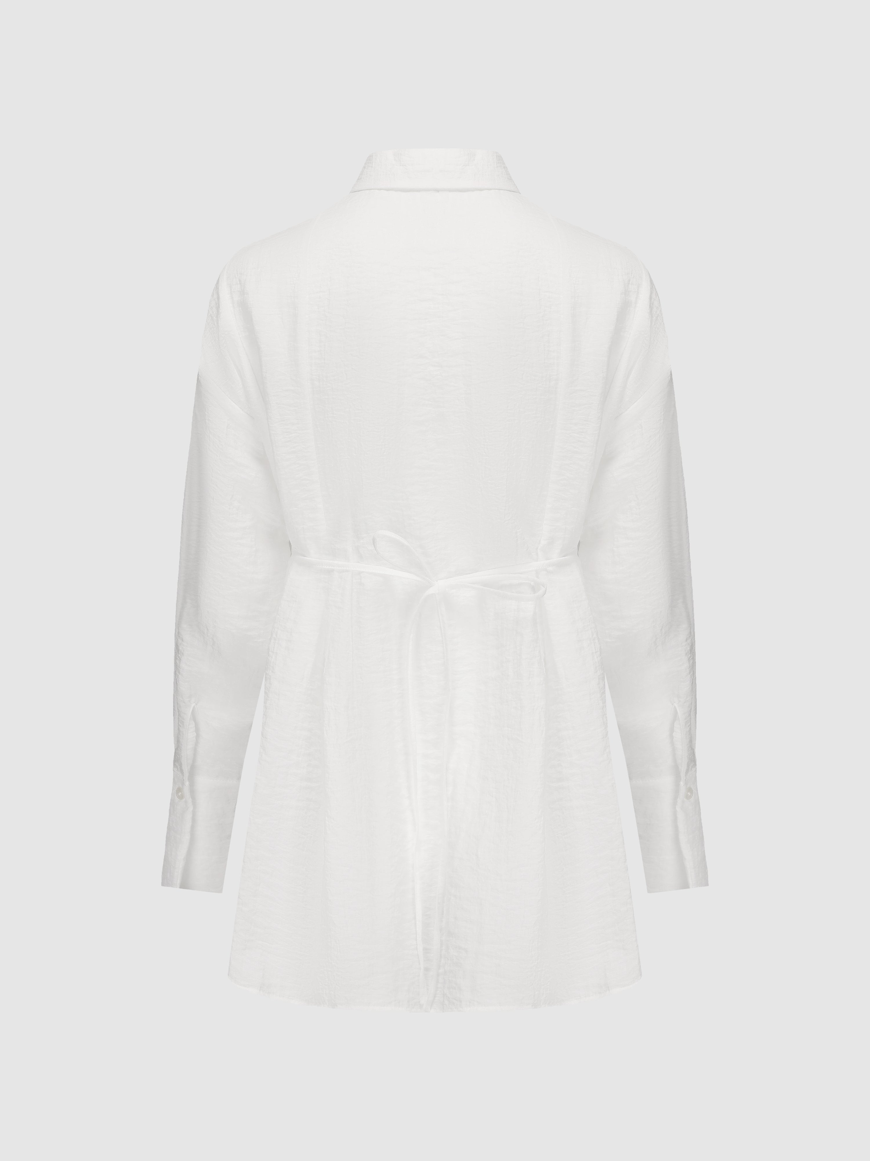 Elegant Pleated Flare Shirt for Women - Stylish Casual & Office Wear - Perfect for Work, Dates & Special Occasions