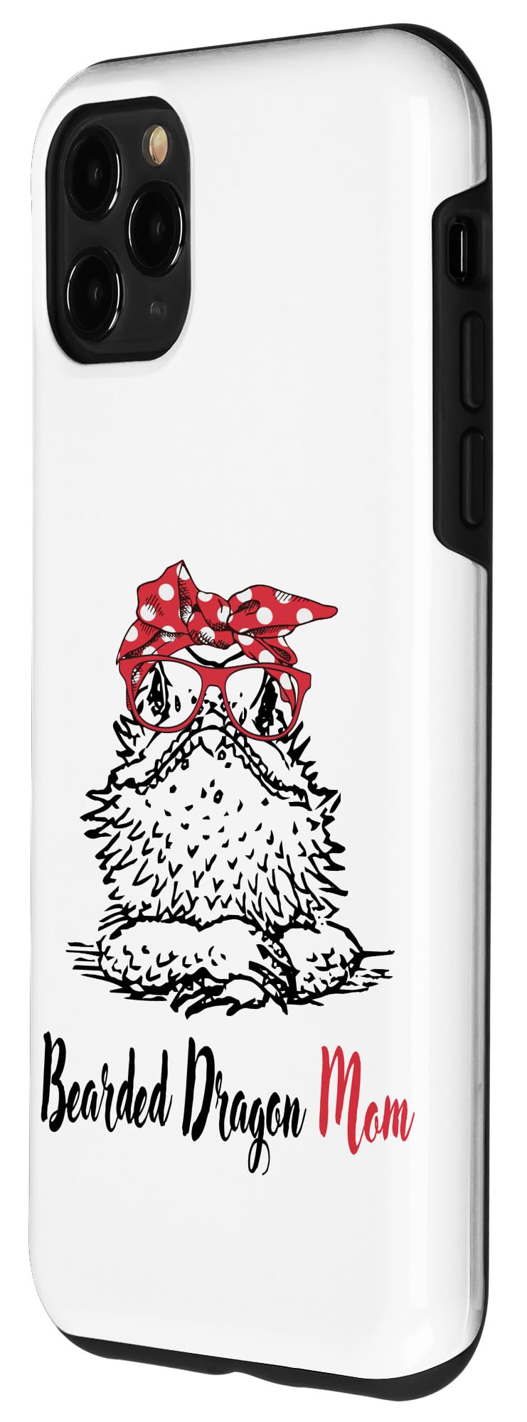 iPhone 11 Pro Max Case - Cute Tiny Dinosaur Design for Reptile Lovers & Bearded Dragon Owners | Perfect Gift for Pet Moms & Dads | Protective Phone Cover for Daily Use, Work & Outdoor Adventures