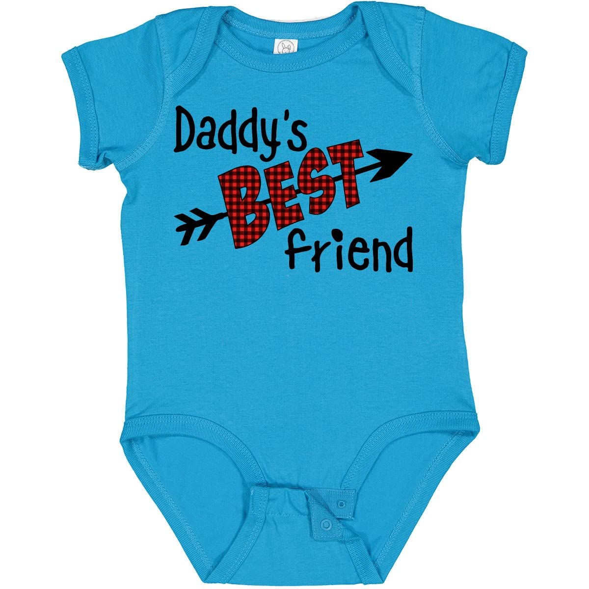 Arrow & Plaid Letters Baby Bodysuit - Inktastic Daddy's Best Friend Design - Perfect for Family Gatherings & Photo Shoots