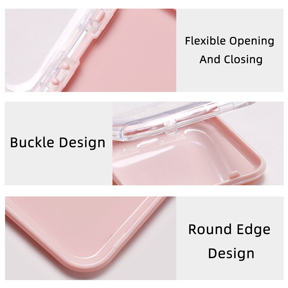 5/10 Pack Empty Square Nail Boxes for Press On Nails - Wholesale Nail Tips Packaging Cases for Small Business - Perfect for Salon, Retail & DIY Nail Art Storage