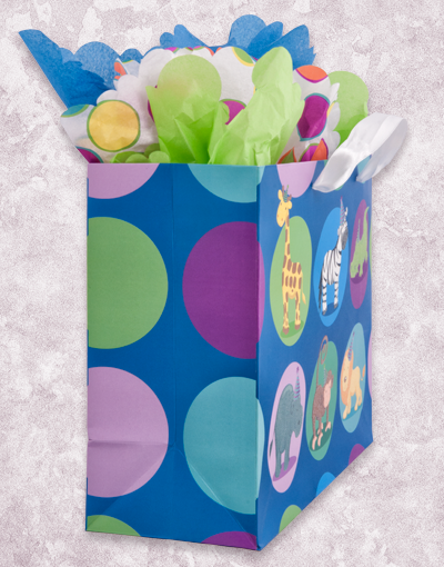 Animal Party Gift Bags for Kids Birthday Favors - Cute Zoo Themed Goodie Bags for Birthday Parties, Baby Showers & Classroom Treats
