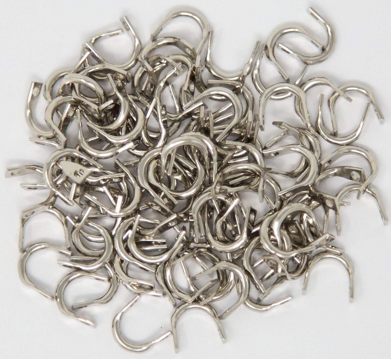 50 Pack Easy Spin Clevises for Bucktail & Spinner Lure Making | USA Made Fishing Accessories | Perfect for DIY Fishing Lures & Tackle Crafting