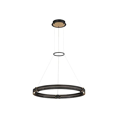 Eurofase Admiral Small Chandelier - 1 Light Modern Mini Crystal Ceiling Fixture for Dining Room, Bedroom, or Entryway Lighting