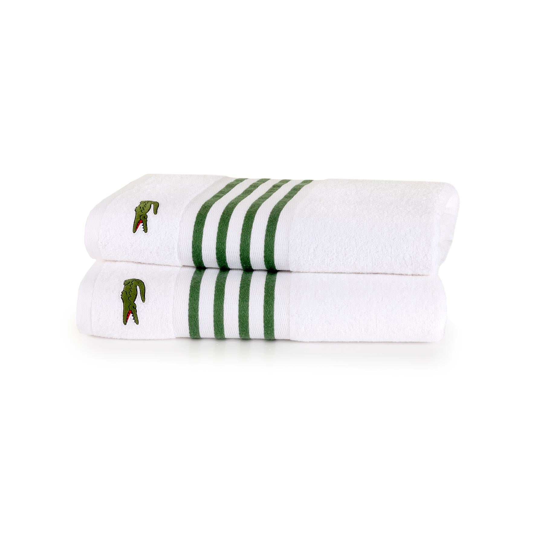 Lacoste Vert Bath Towel - Soft, Absorbent & Quick-Drying Cotton Towel for Spa, Gym & Beach - Luxury Bath & Pool Towel by LCOURTLINE