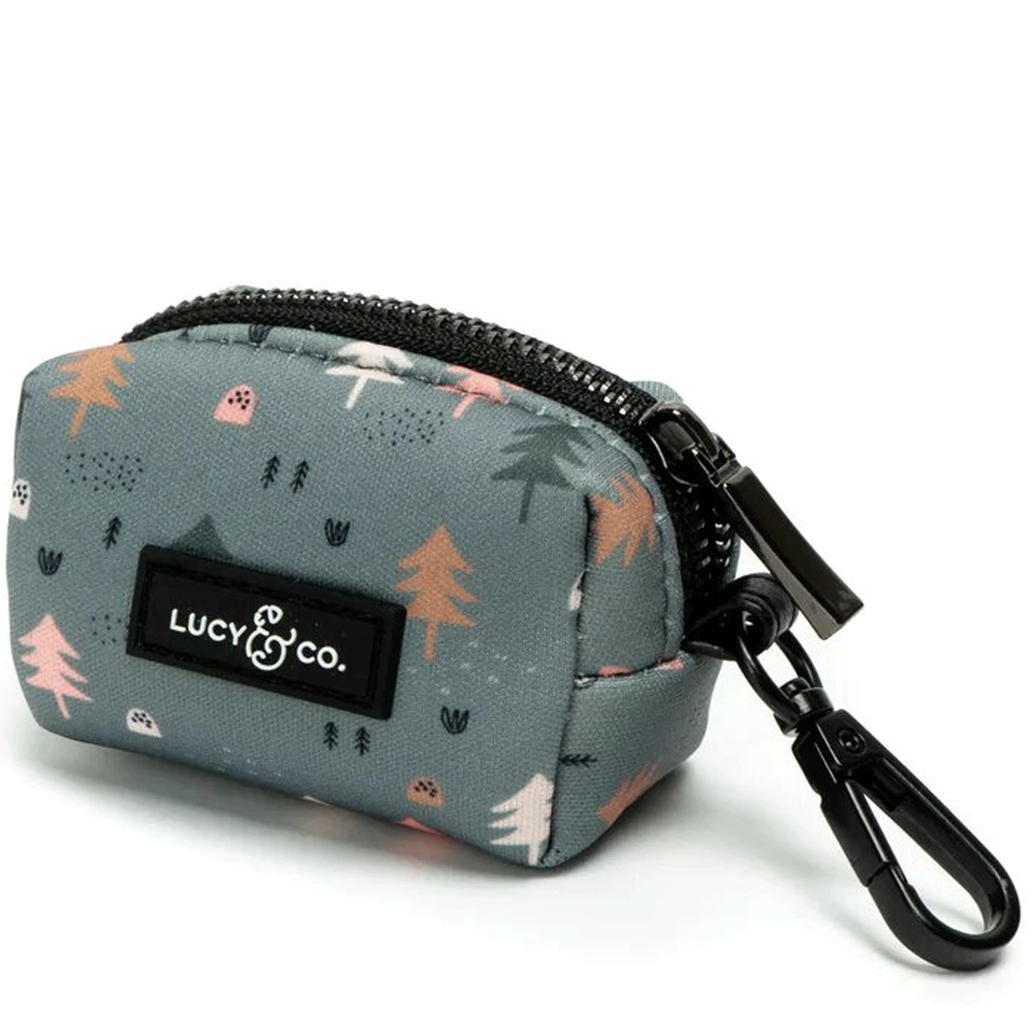 Lucy & Co. Take a Hike Dog Waste Bag Holder - Portable Poop Bag Dispenser for Hiking, Walking & Outdoor Adventures with Your Pet