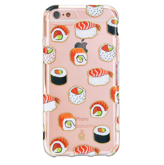 Clear iPhone Case for Sushi Lovers - Slim Protective Phone Cover for iPhone 12/13/14 Pro Max - Perfect for Foodies, Japanese Cuisine Enthusiasts & Sushi Restaurant Visits