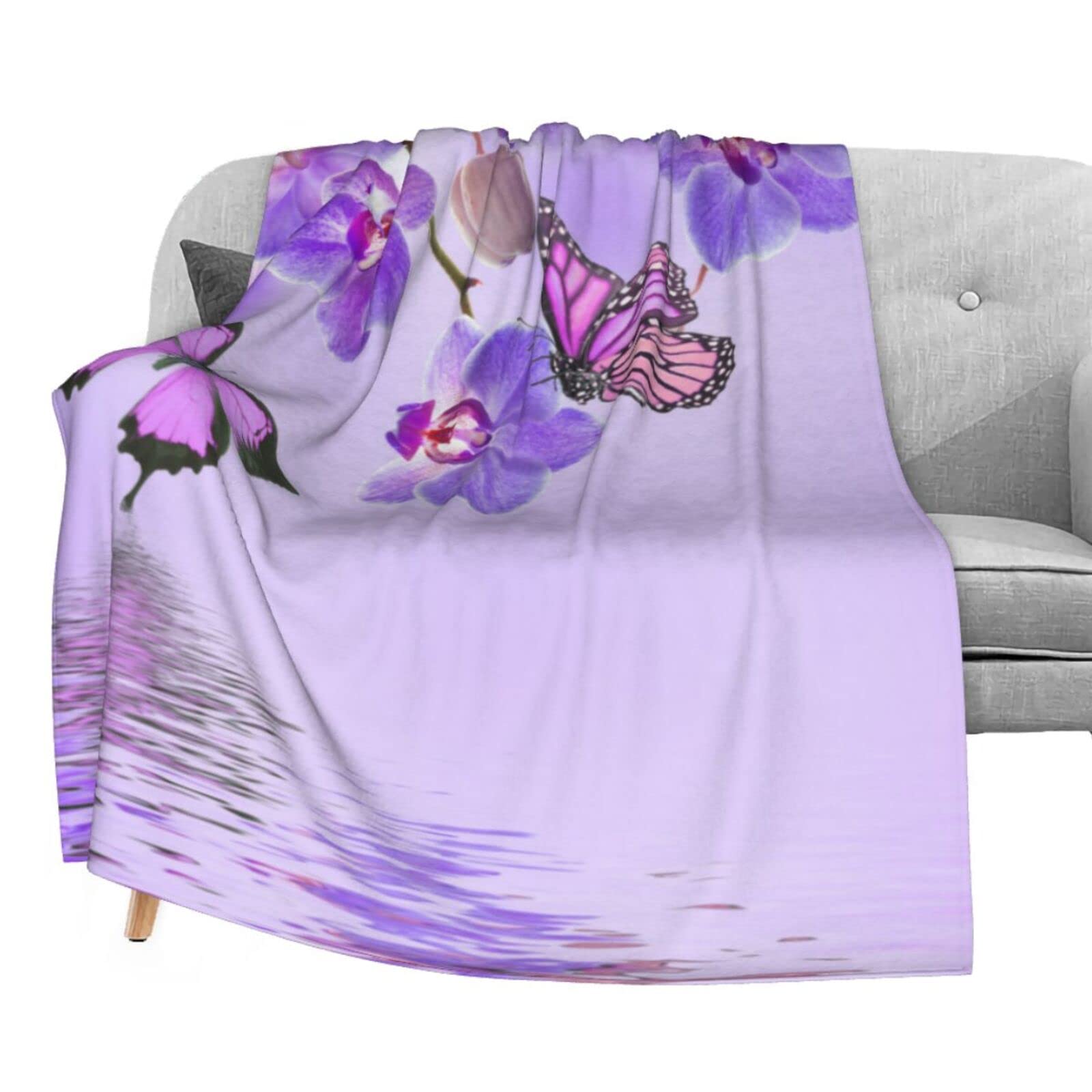 Dujiea Lightweight Cozy Fleece Blanket 60