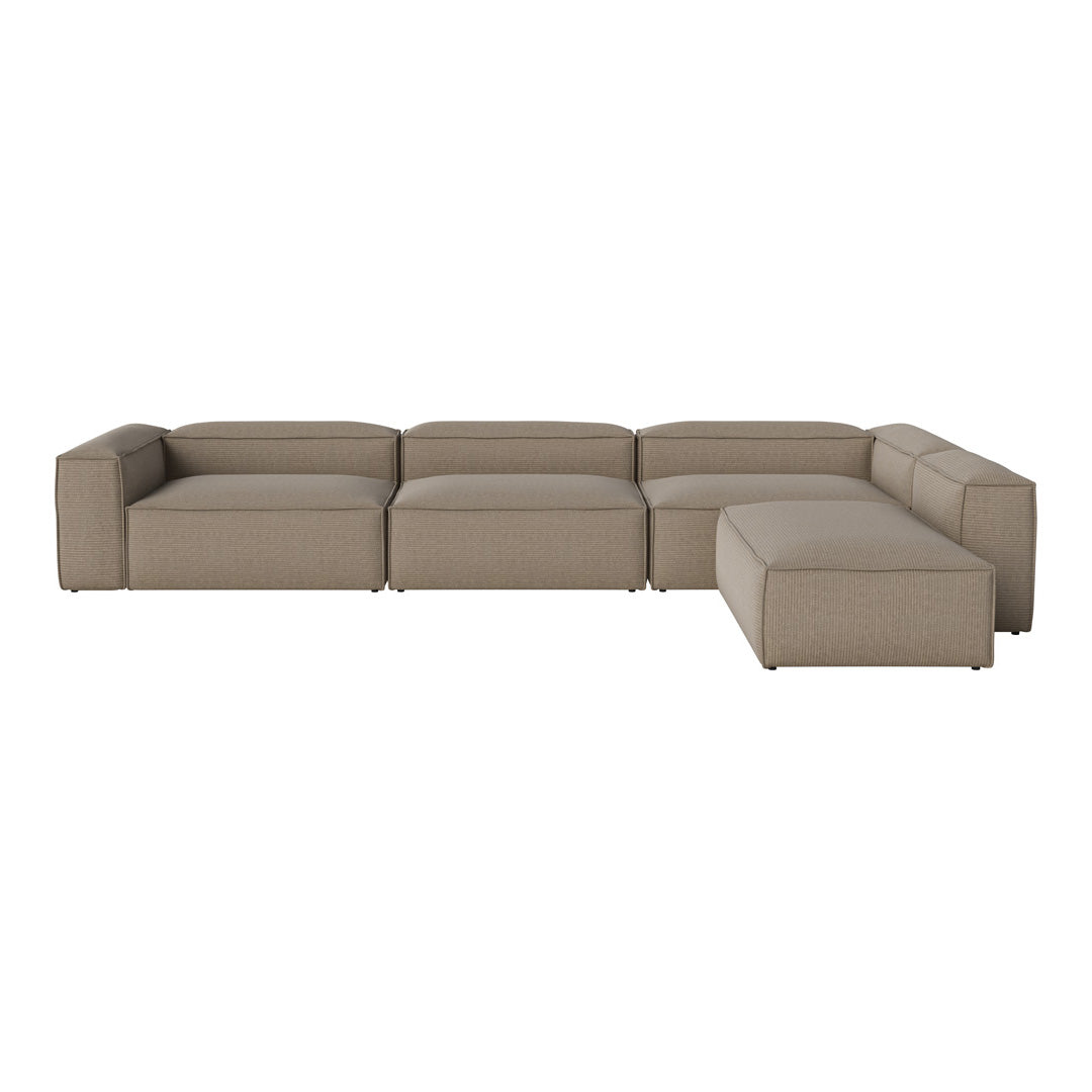 Cosima Corner Sofa with Open End - Modern L-Shaped Sectional Couch for Living Room, Lounge & Home Theater