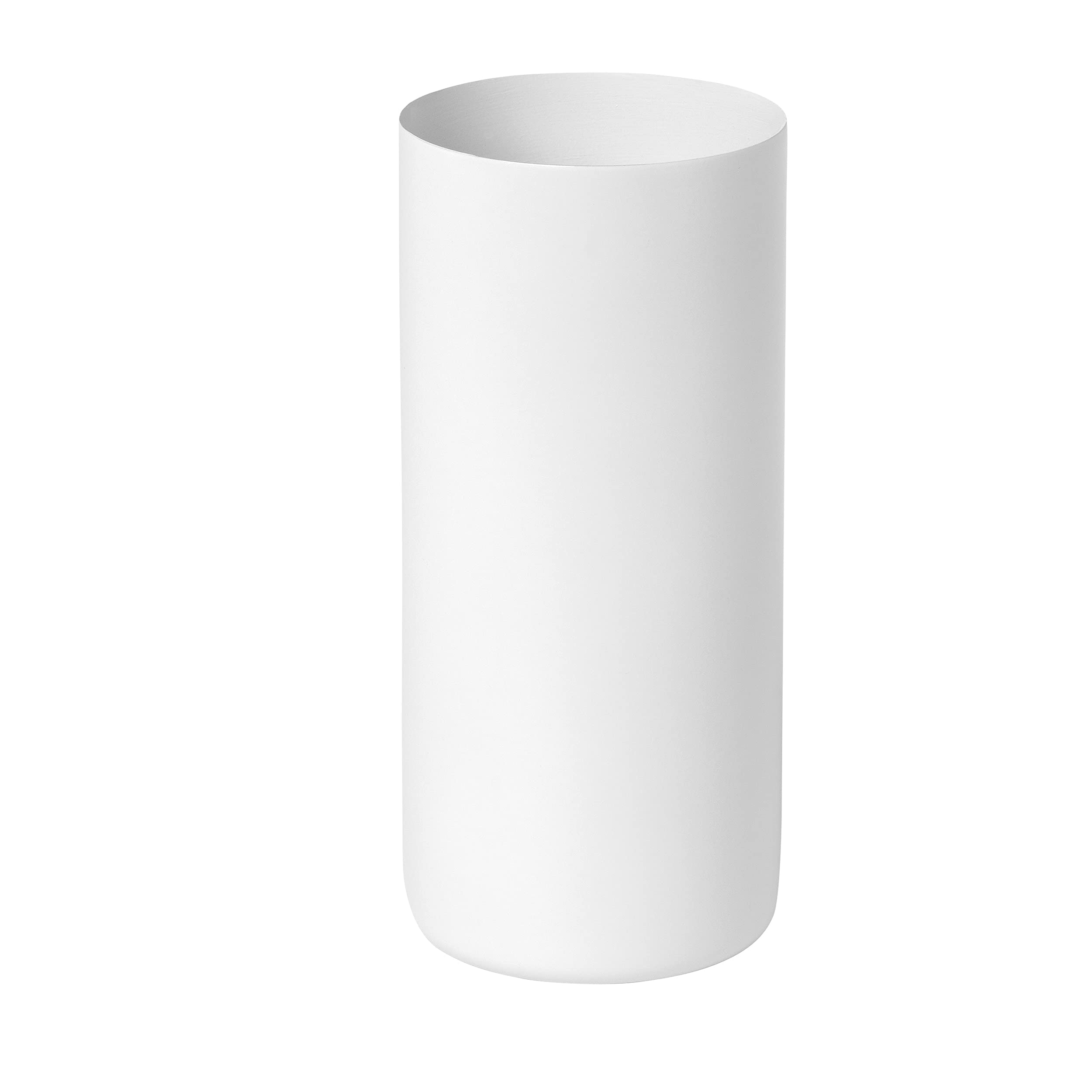Blomus MODO Bathroom Tumbler - White Titanium Coated Toothbrush Holder & Cup for Modern Bathroom Decor | Stylish and Durable Bath Accessory