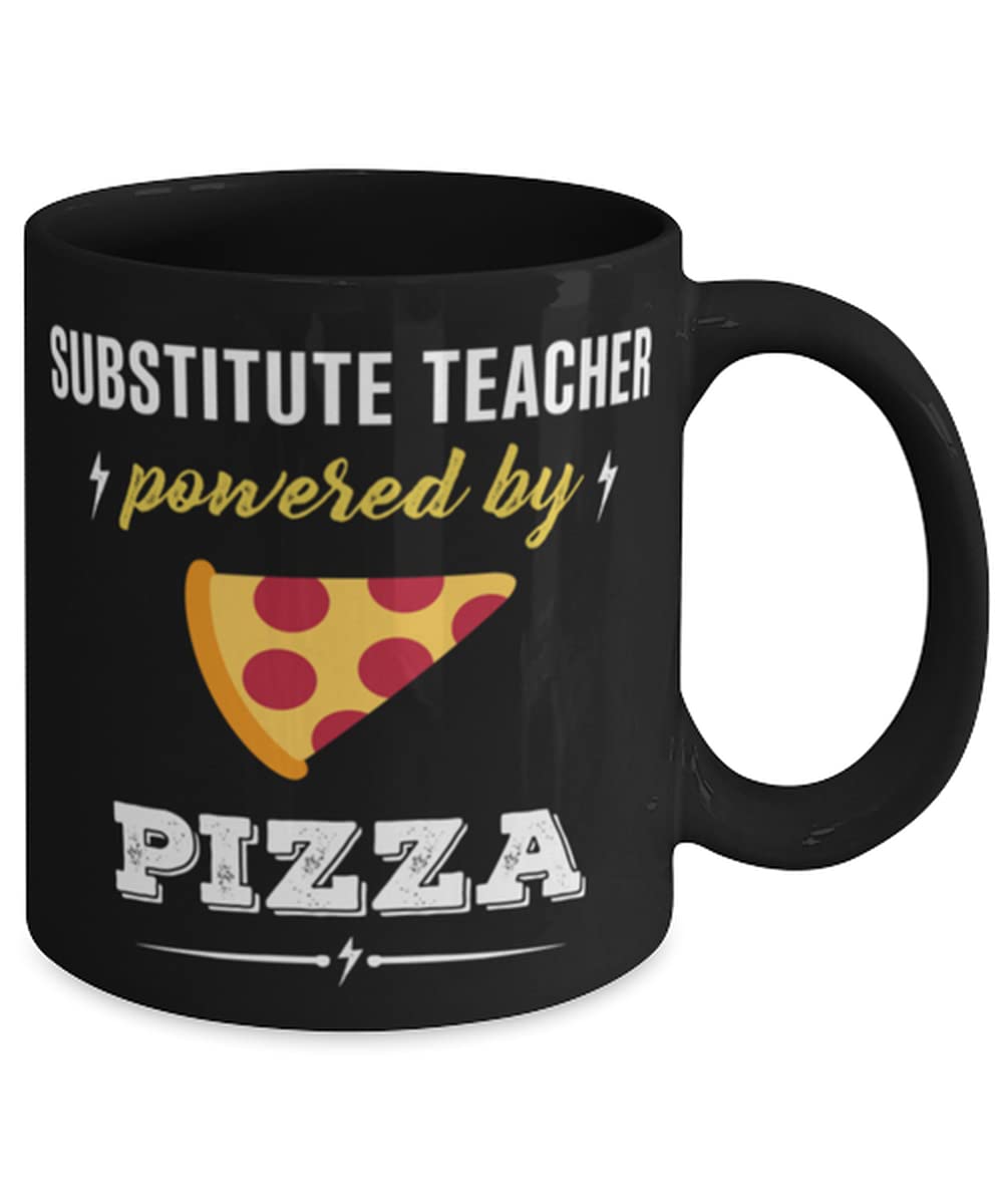 Funny Substitute Teacher Pizza T-Shirt - Perfect for School & Gifts