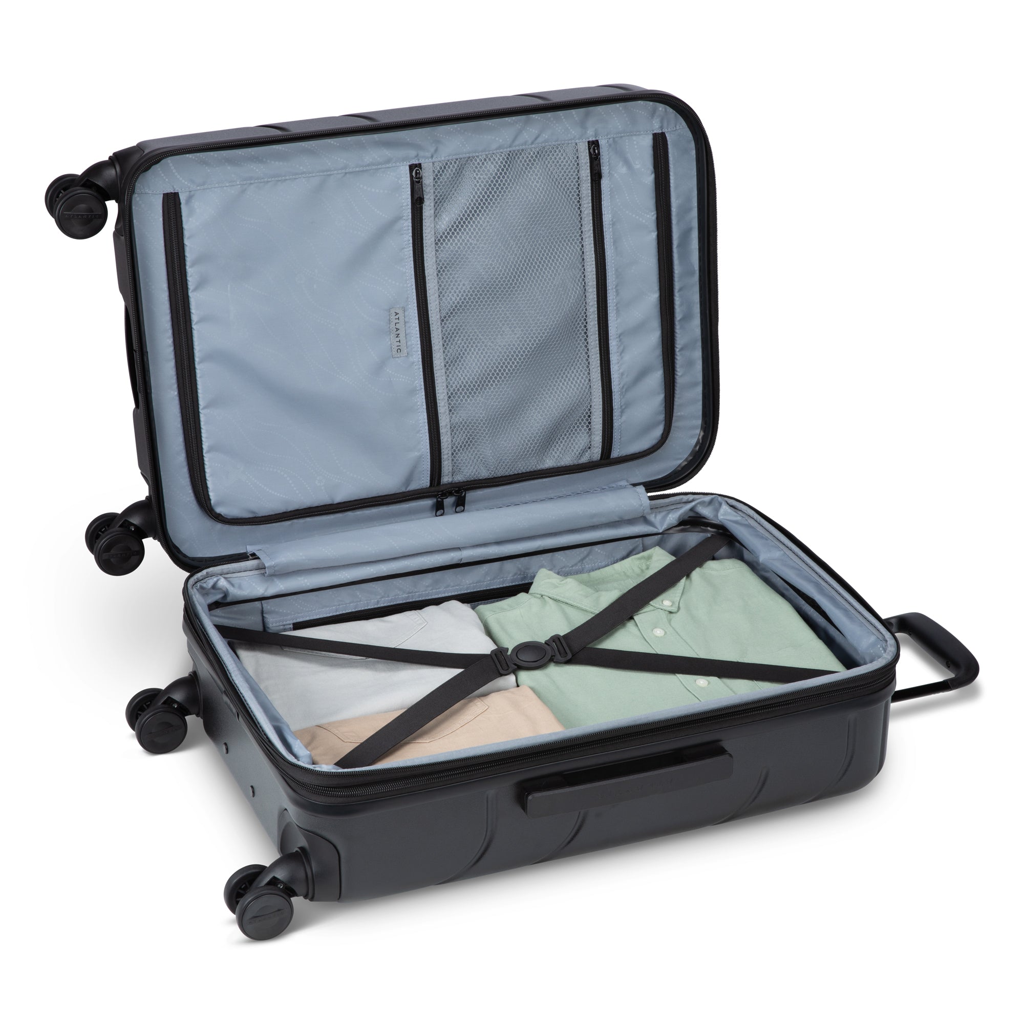 Atlantic Transmarine 3-Piece Luggage Set - Lightweight Spinner Suitcase with TSA Lock, Perfect for Travel, Business Trips & Vacations