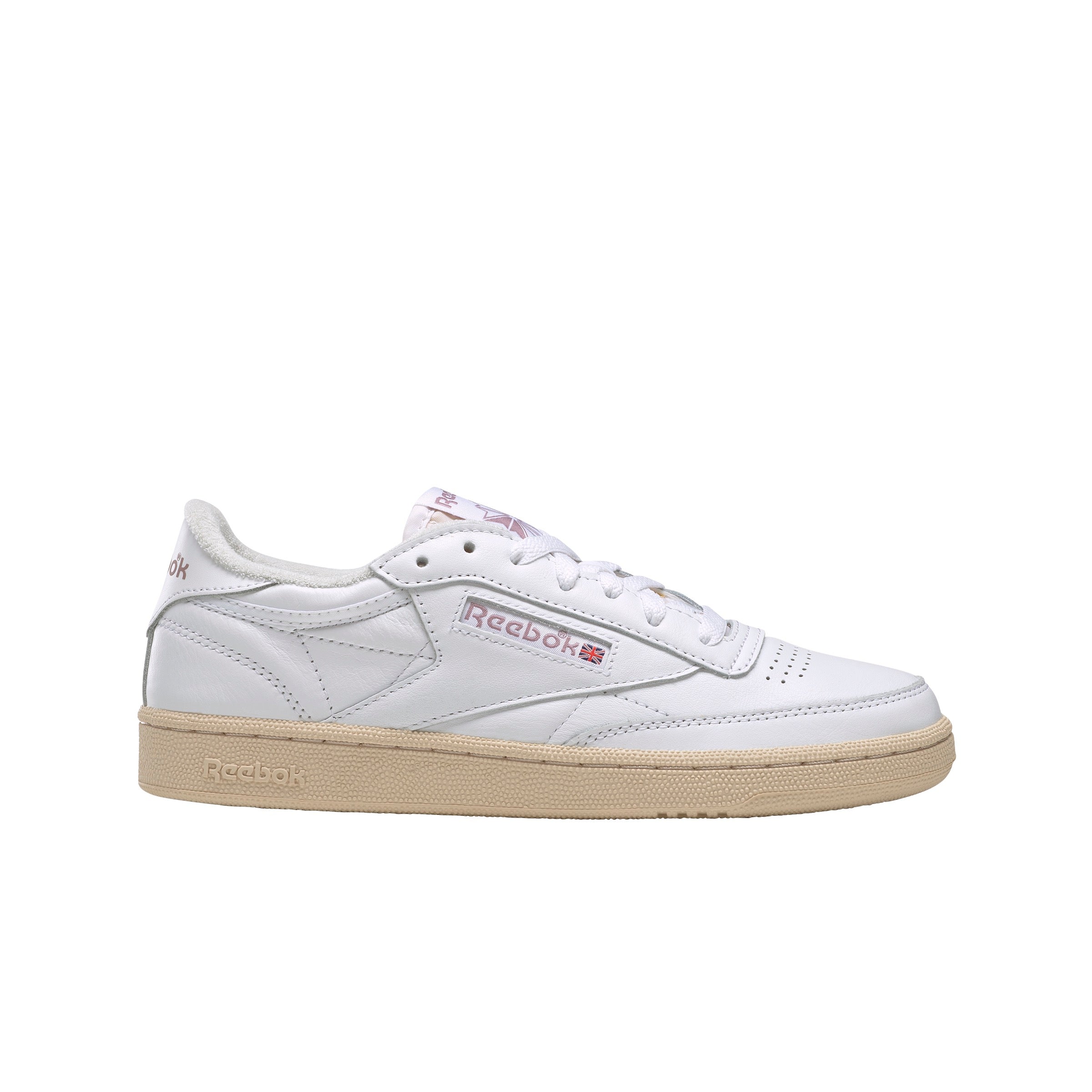 Women's Club C 85 Vintage Sneakers - Classic White Leather Tennis Shoes for Casual Wear & Retro Style | Perfect for Everyday Outfits, Street Fashion & 80s Inspired Looks