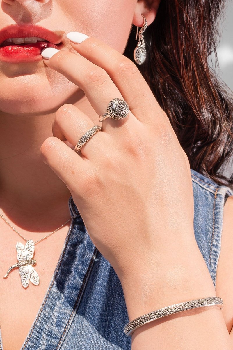 Faith-Inspired Tree of Life Ring - Sterling Silver Religious Jewelry for Women - Perfect for Daily Wear, Church, Weddings & Spiritual Gifts