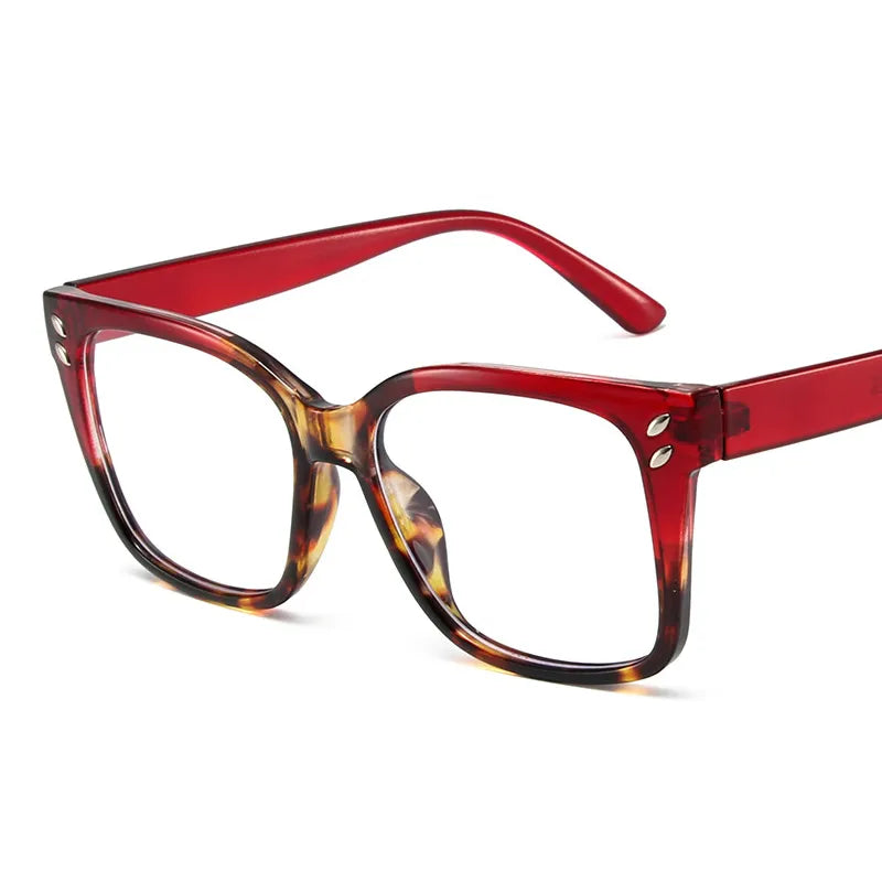 CCspace Women's Full Rim Square TR90 Reading Glasses +1.00 to +4.00 - Lightweight & Durable Eyewear for Reading, Office, and Computer Use