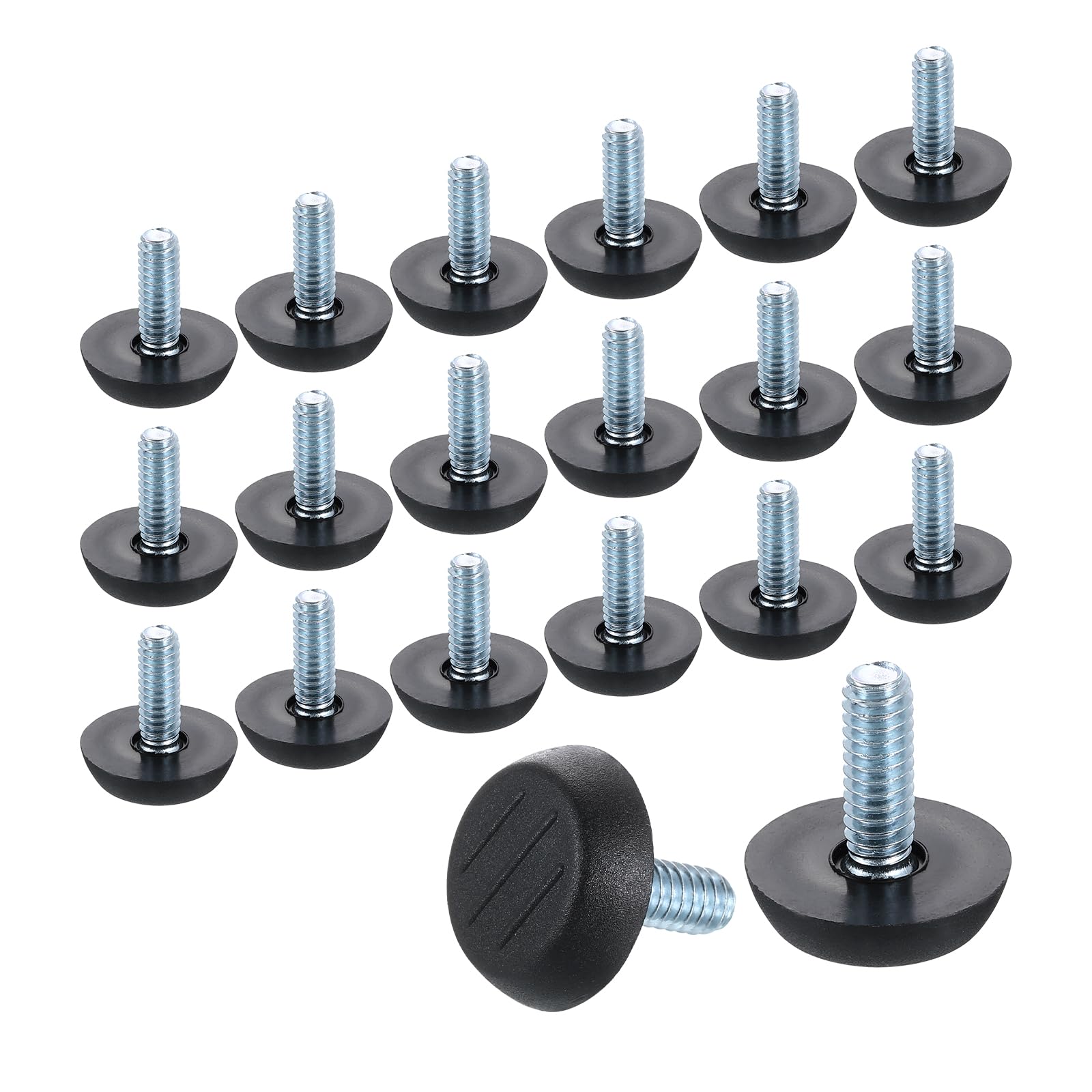 20Pcs Adjustable Furniture Leveling Feet - 1/4