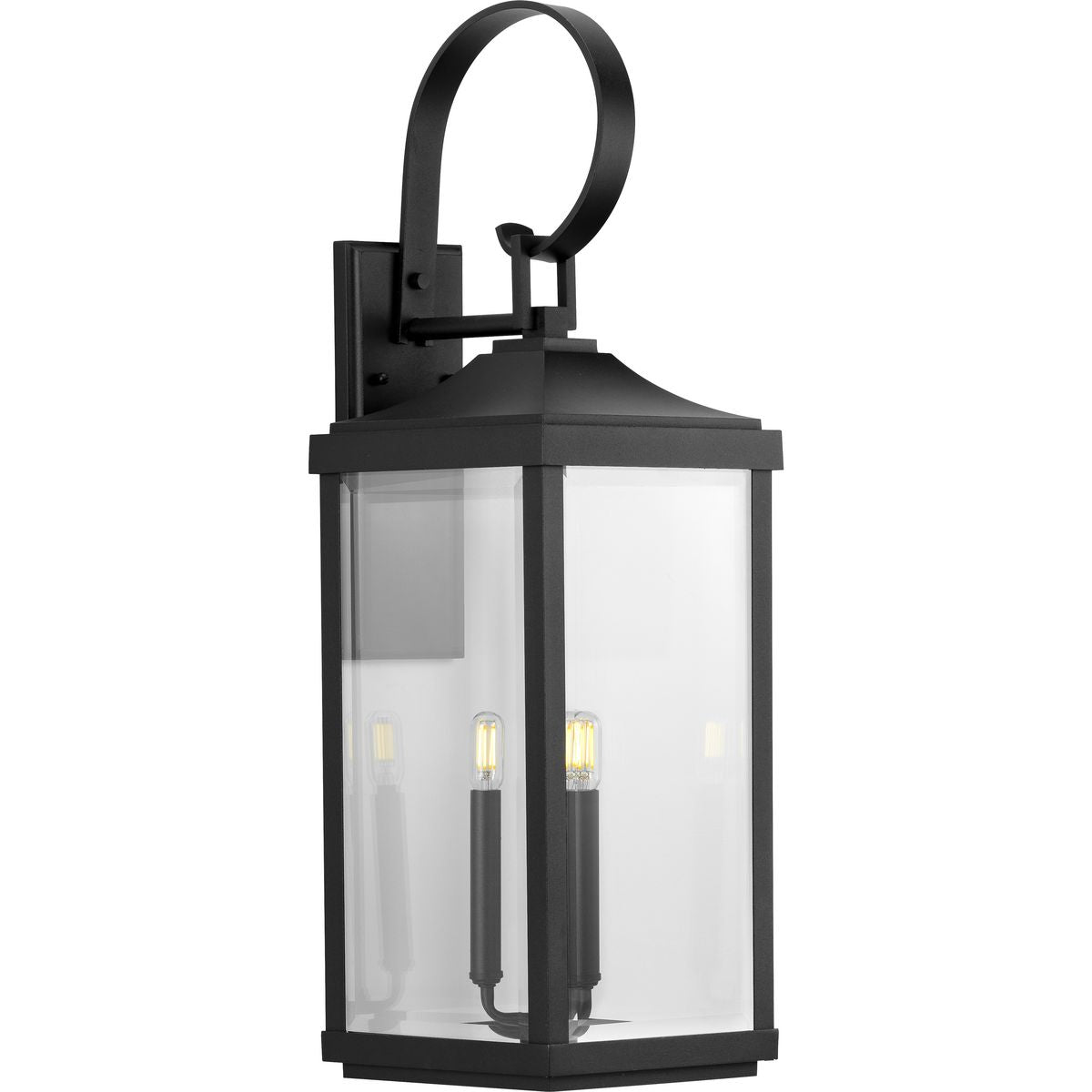 Gibbes Street Collection Three Light Large Wall Lantern - Outdoor/Indoor Rustic Farmhouse Lighting for Porch, Patio & Entryway