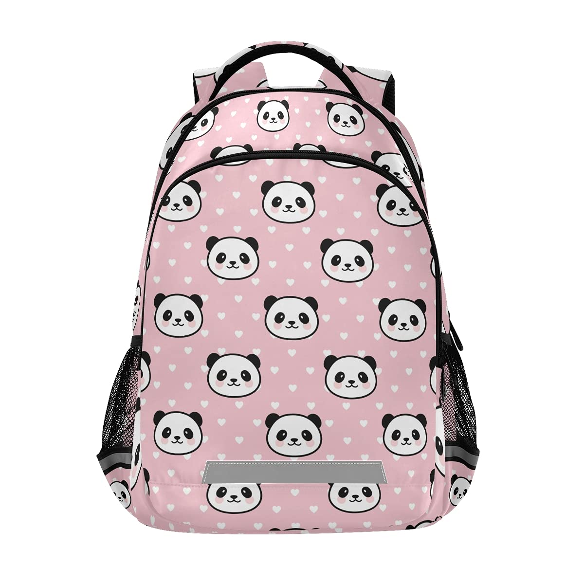 **MNSRUU Cute Panda Print Laptop Backpack for School, Travel & Hiking - Adjustable Chest Strap, Lightweight Rucksack for Boys & Girls - Perfect for College, Work & Outdoor Adventures**