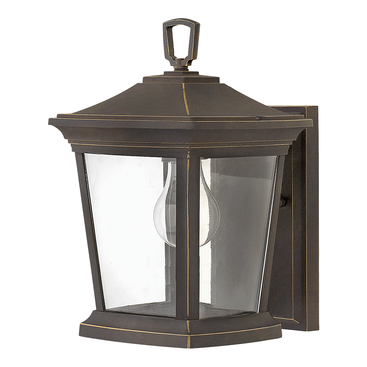 Bromley Small/Medium/Large Wall Lantern - Oil Rubbed Bronze Finish Outdoor Lighting for Porch, Patio & Garden Decor